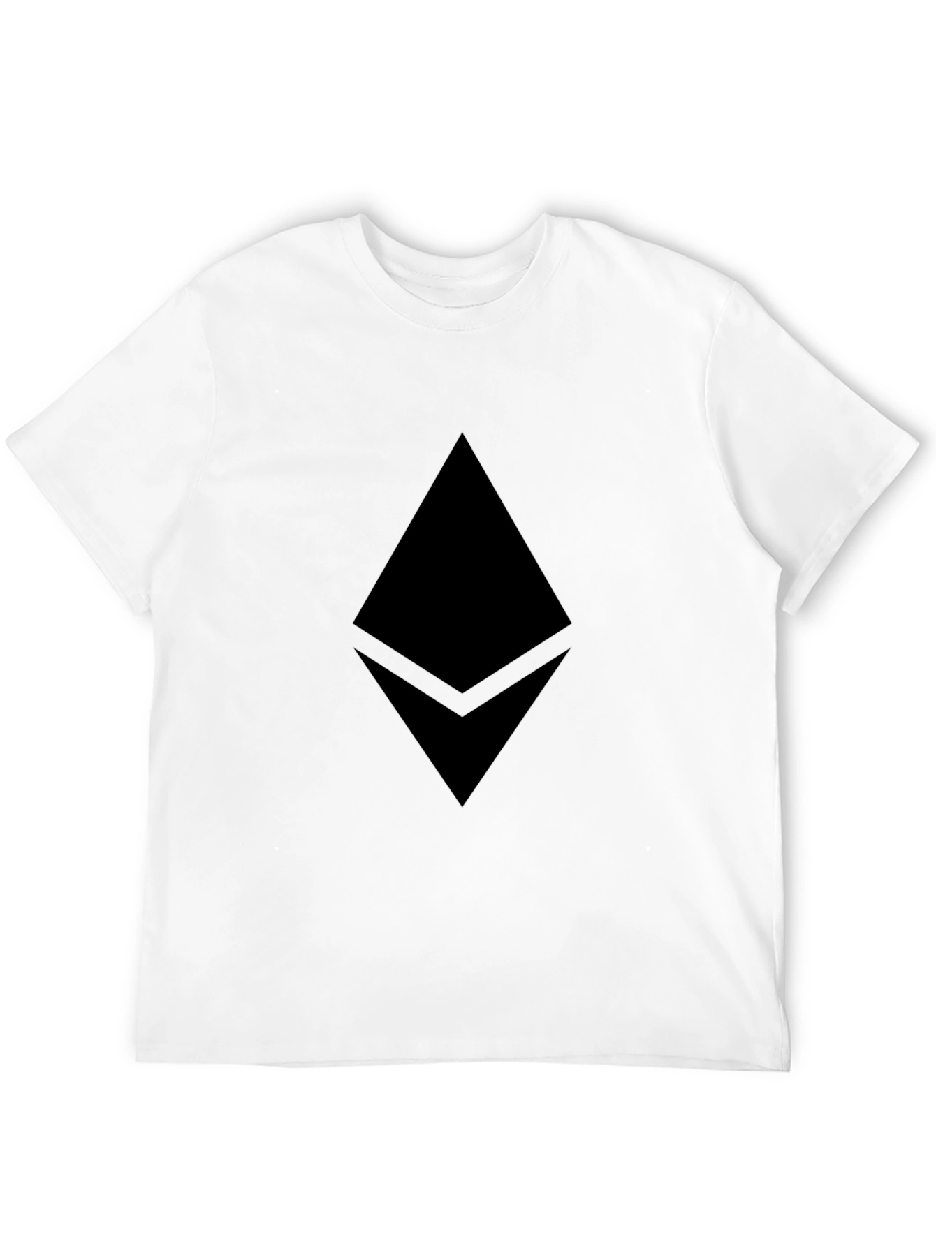 Ethereum Logo Black T-Shirt Crypto Currency