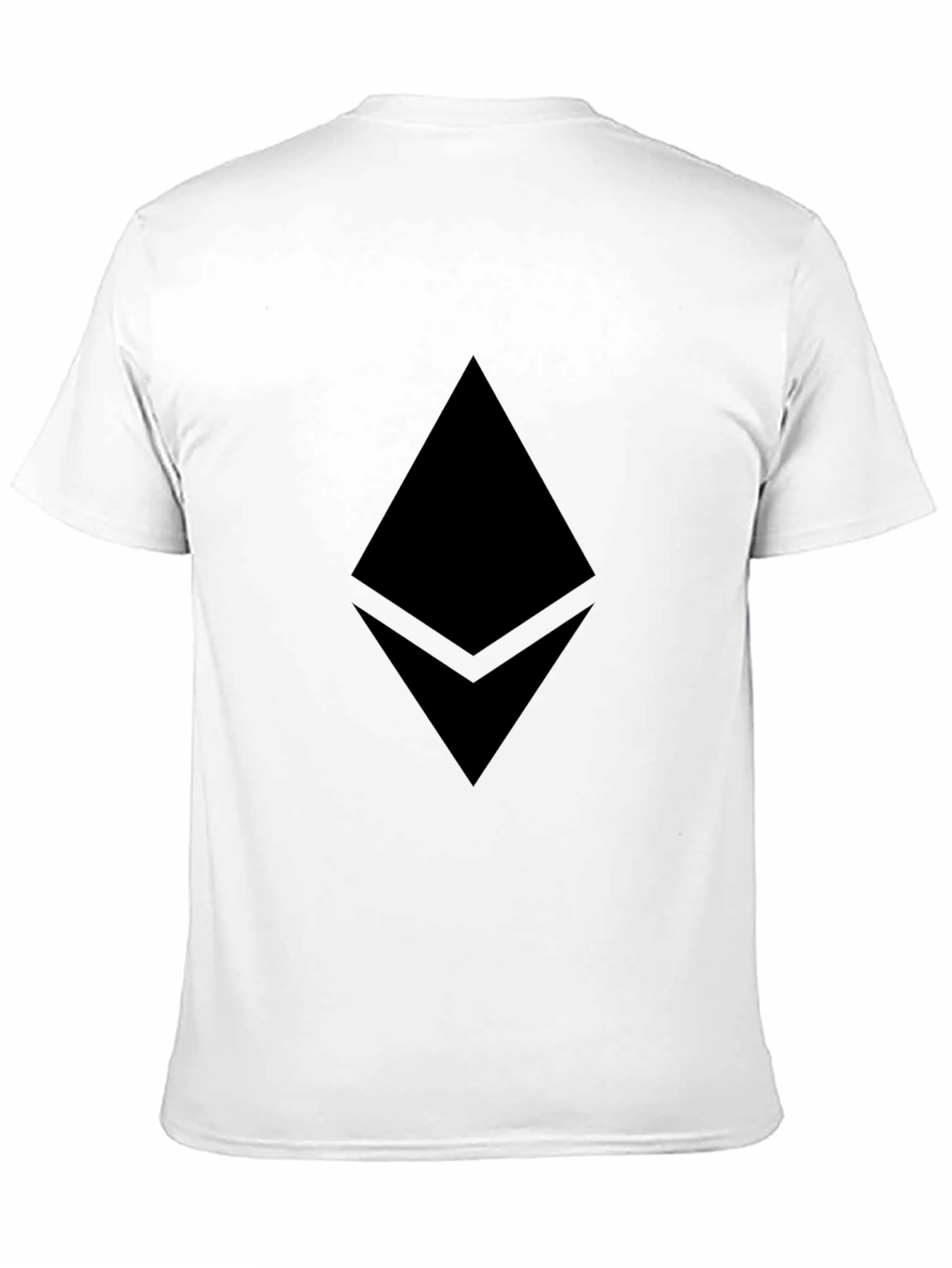 Ethereum Logo Black T-Shirt Crypto Currency