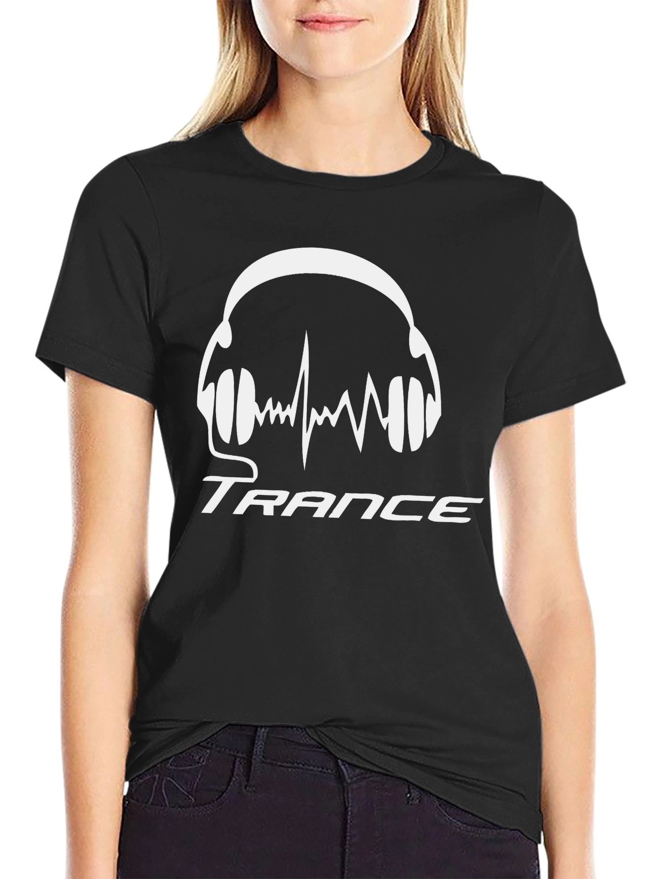 Trance Music T-Shirt - DJ Headphones Graphic Tee