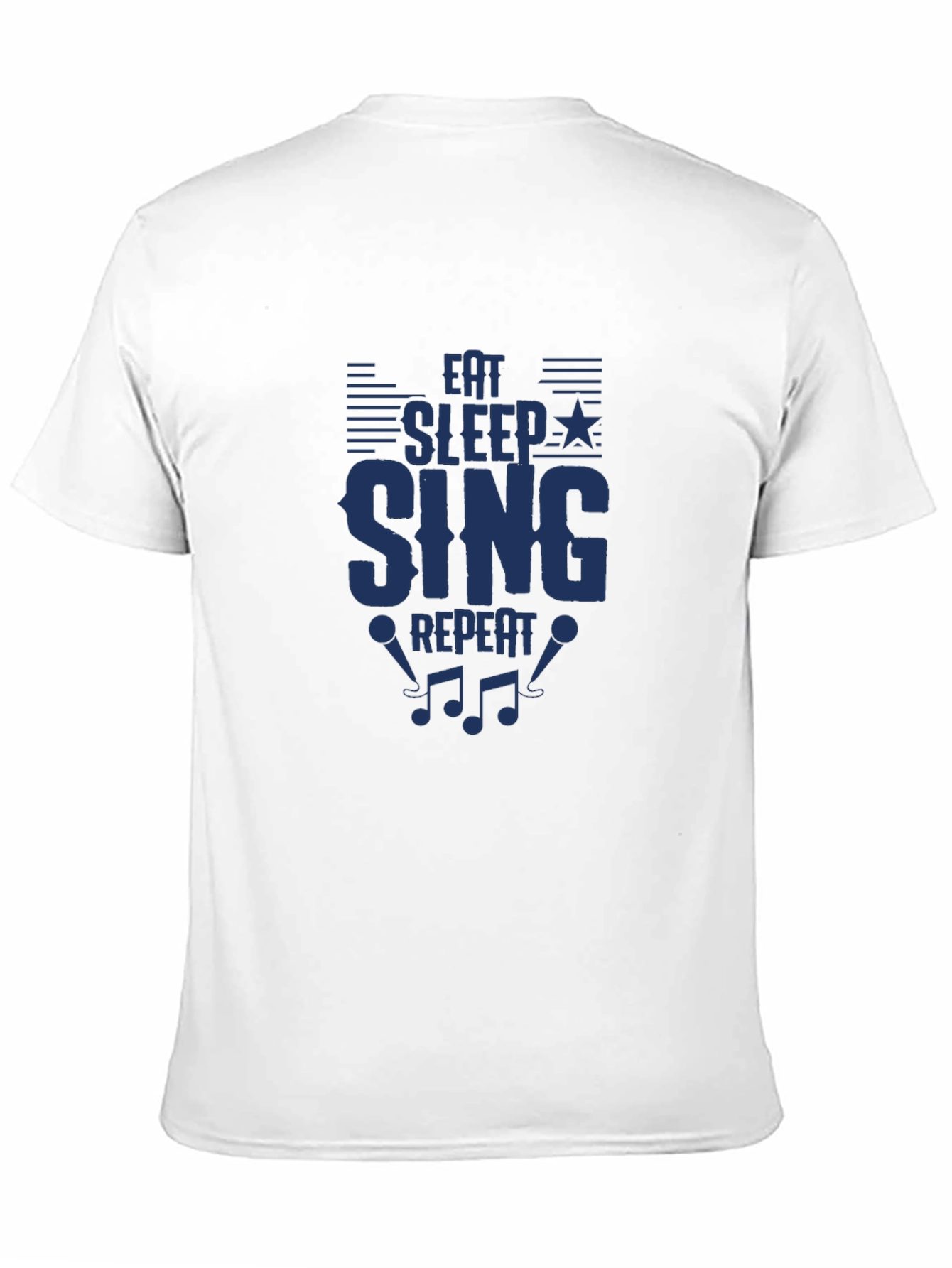 Eat Sleep Sing Repeat T-Shirt - Music Lover Tee
