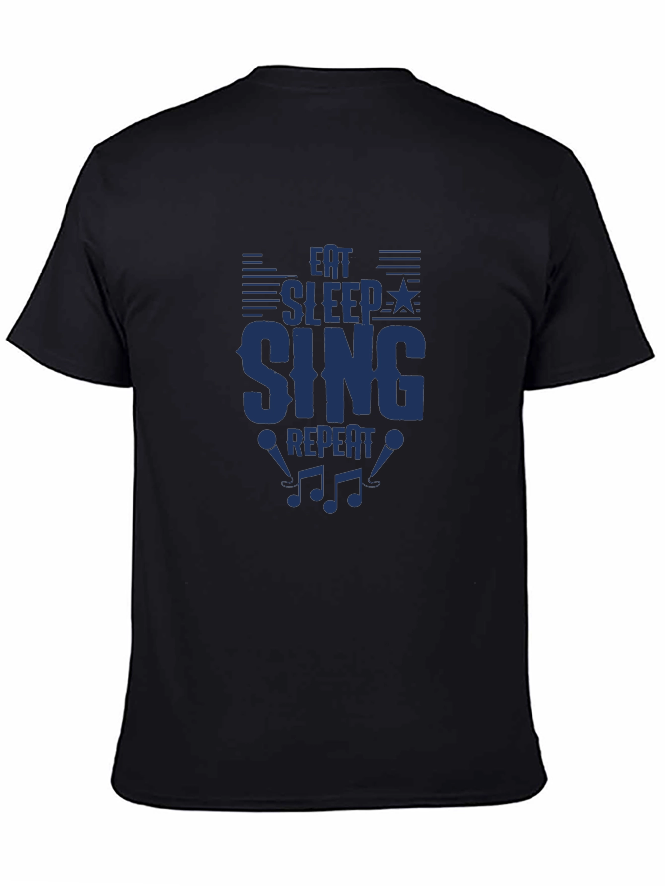 Eat Sleep Sing Repeat T-Shirt - Music Lover Tee