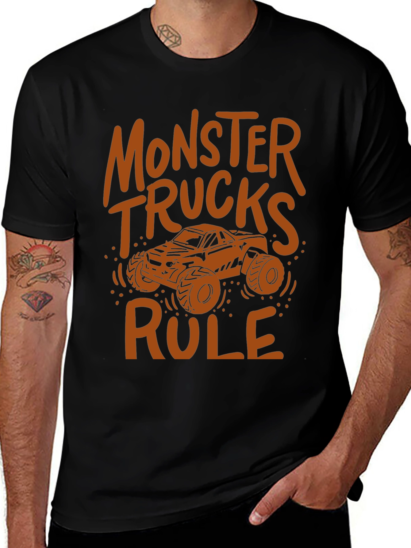 Monster Truck Graphic Tee - Rule The Road!