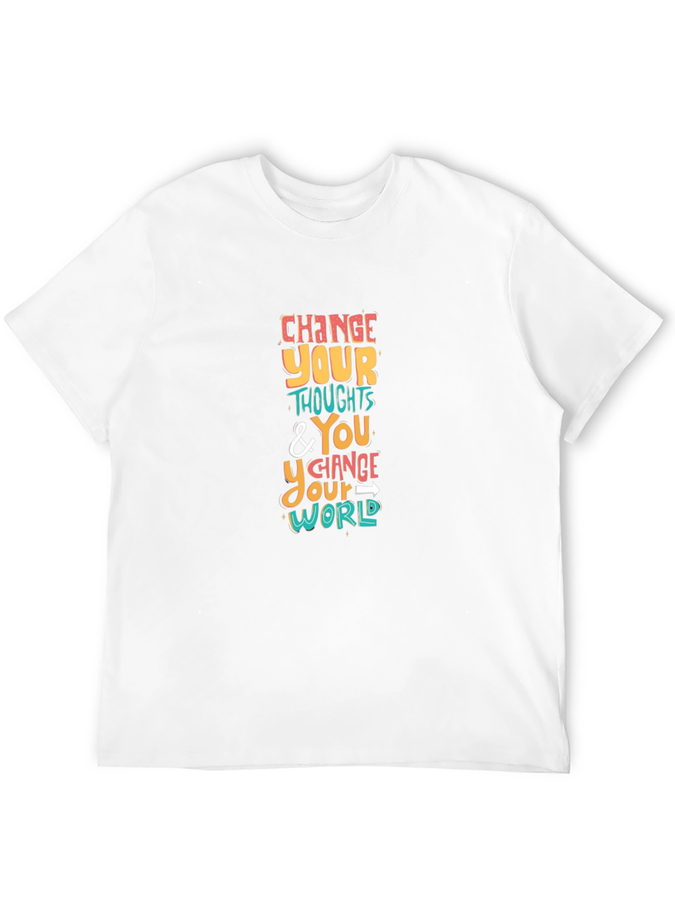 Inspirational Graphic Tee - Change Your Thoughts