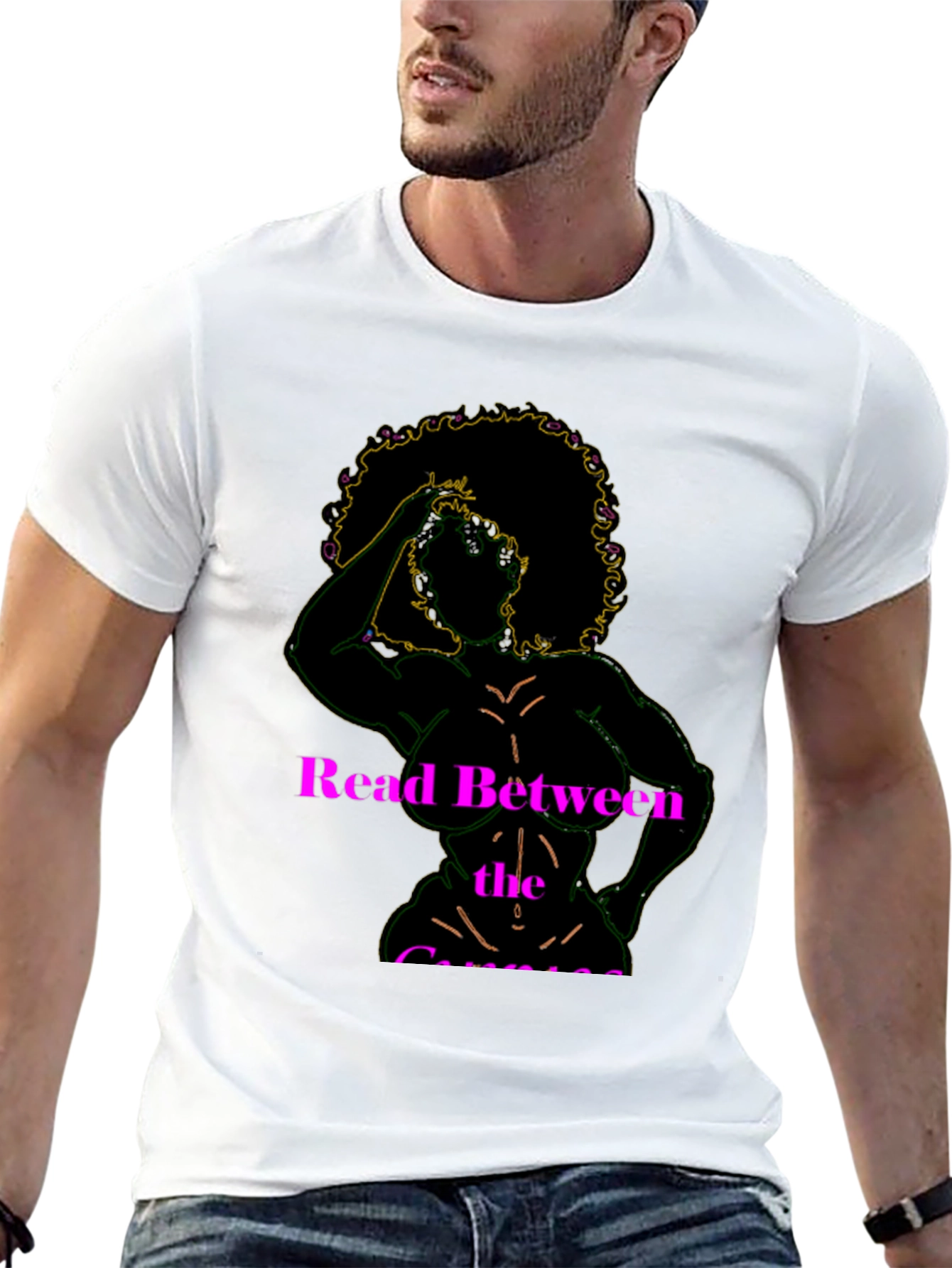 Read Between the Curves Graphic T-Shirt