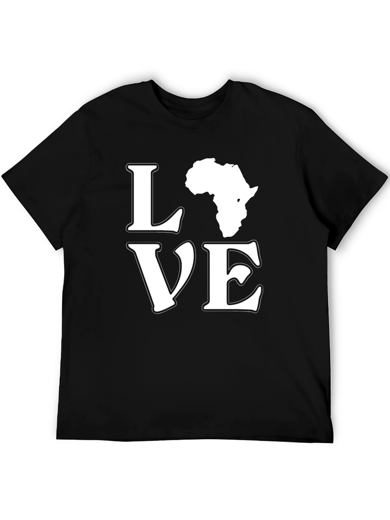 Africa Love Graphic Tee - Black