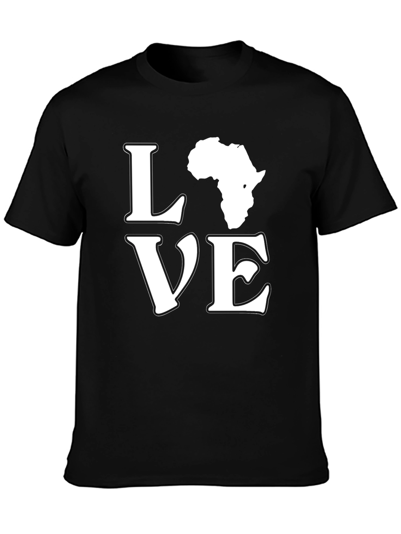 Africa Love Graphic Tee - Black