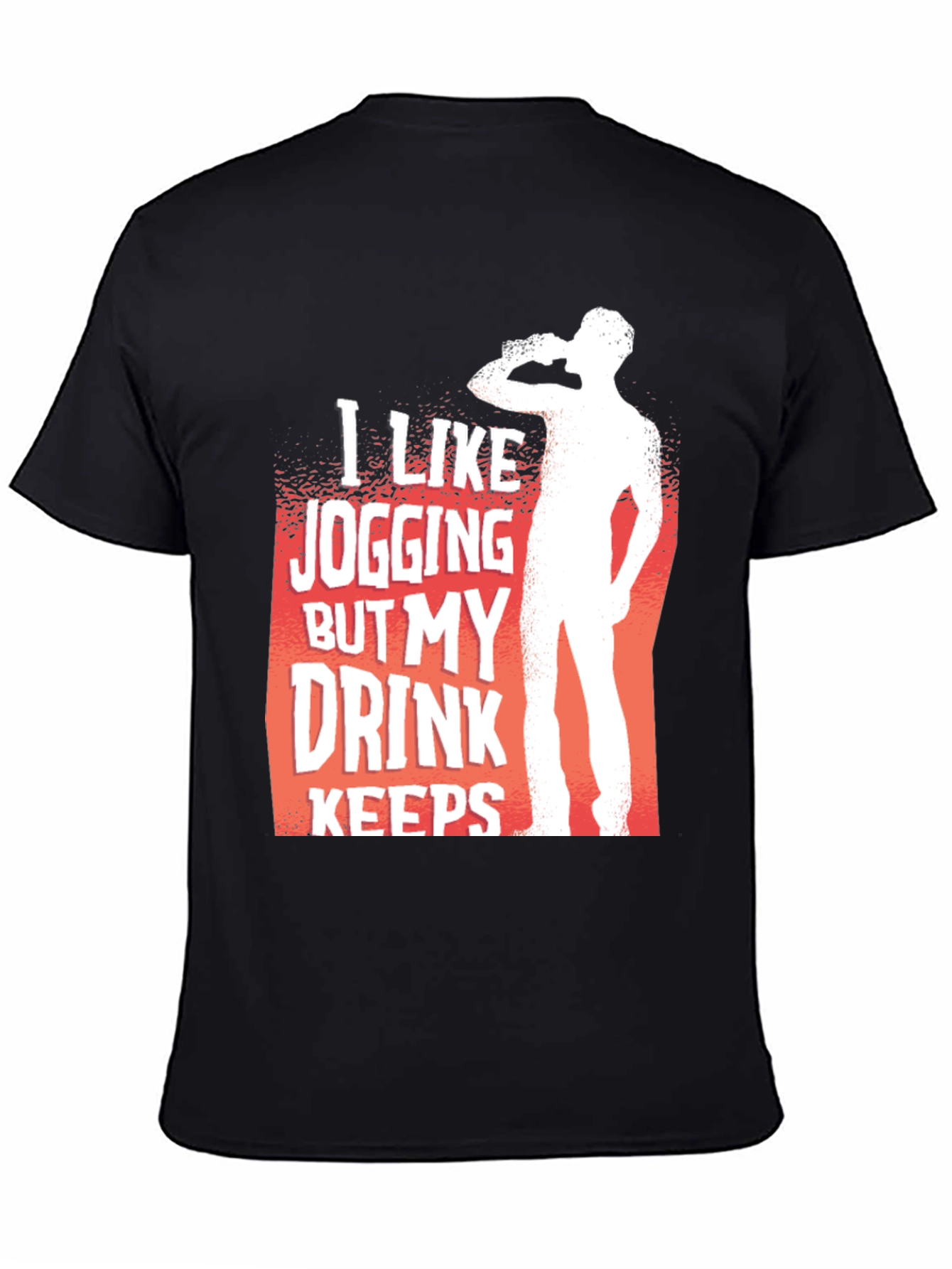 Jogging Drink T-Shirt - Funny Fitness Apparel