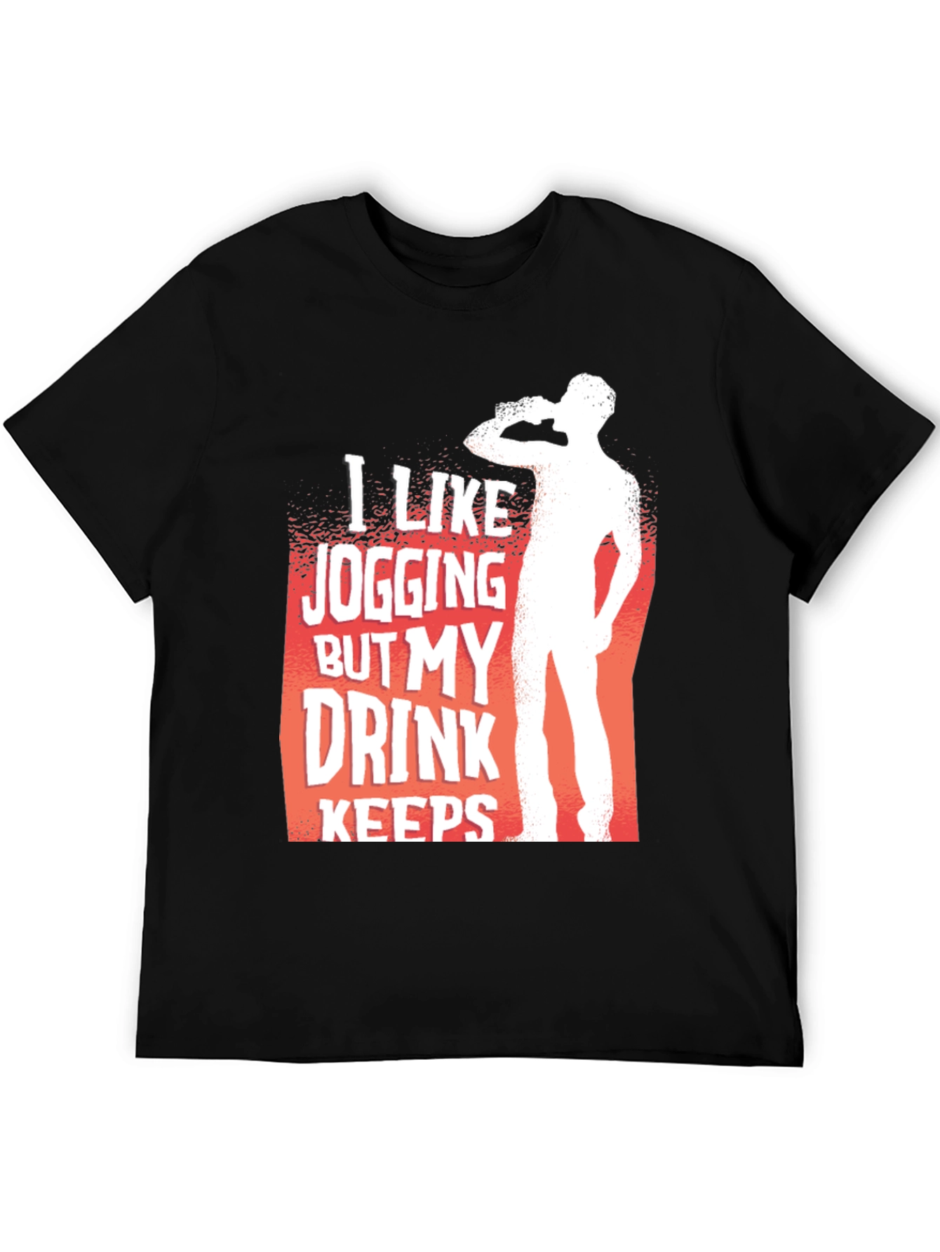 Jogging Drink T-Shirt - Funny Fitness Apparel