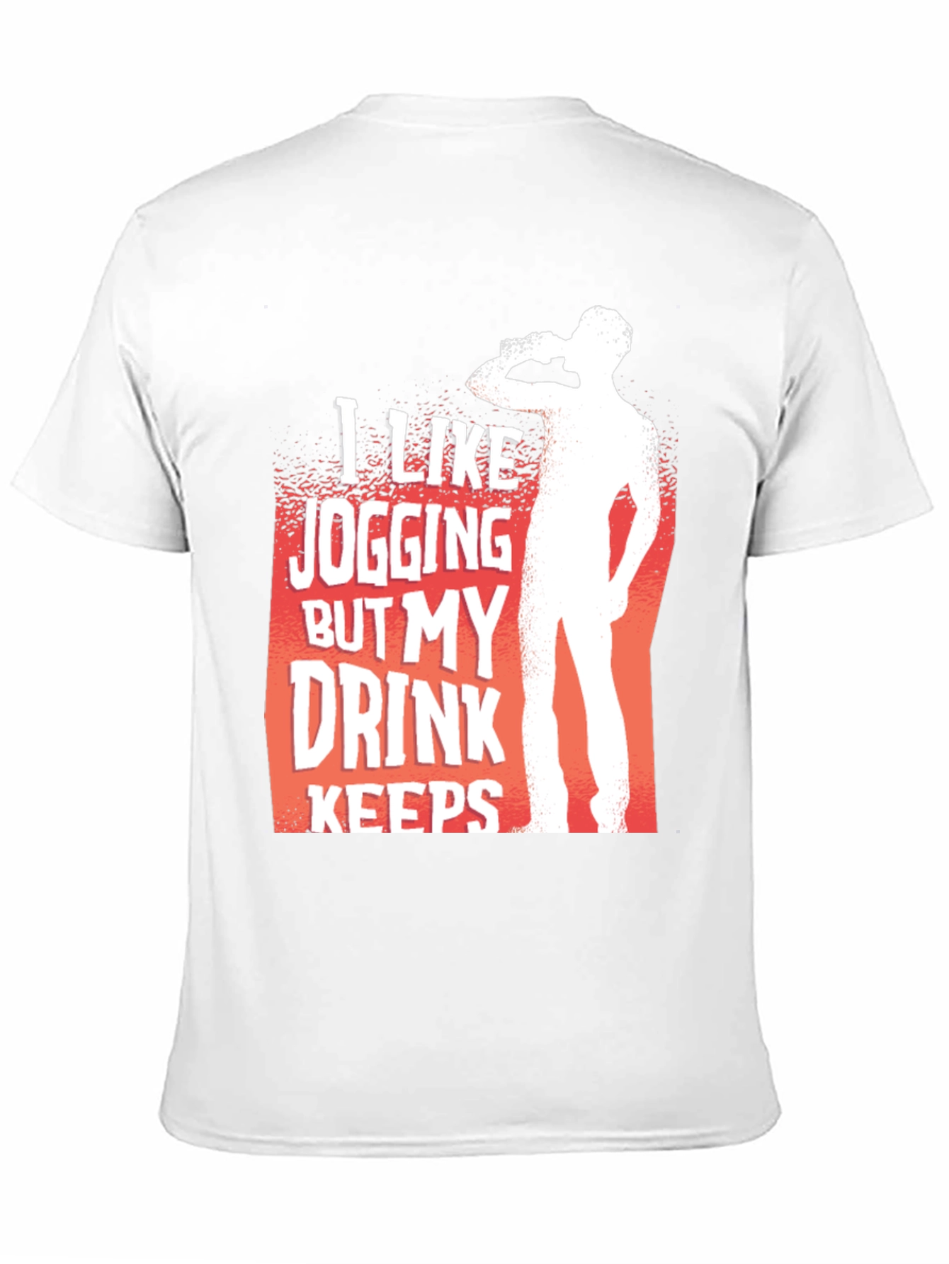 Jogging Drink T-Shirt - Funny Fitness Apparel