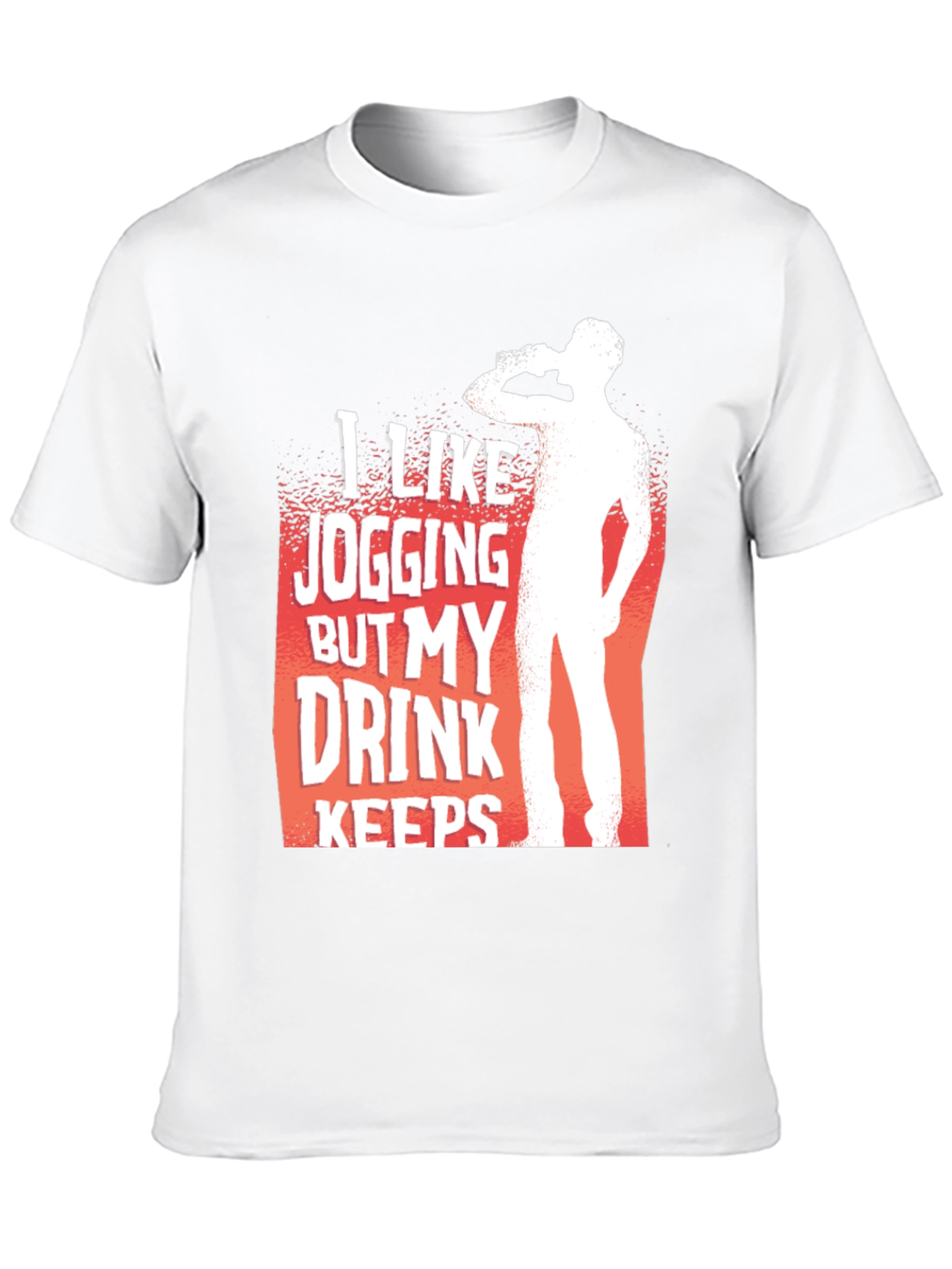 Jogging Drink T-Shirt - Funny Fitness Apparel