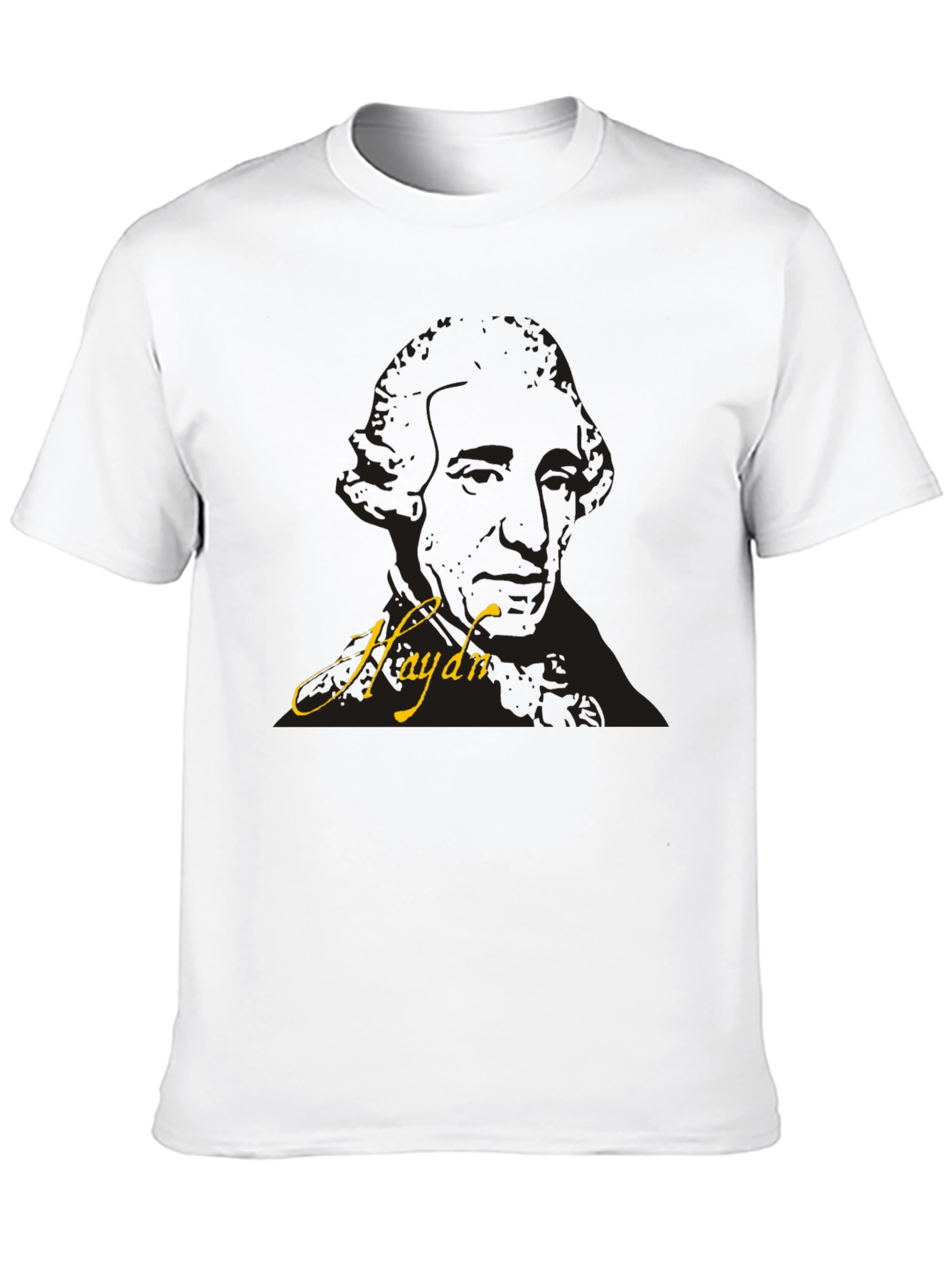 Haydn Graphic Tee - Black Casual T-Shirt