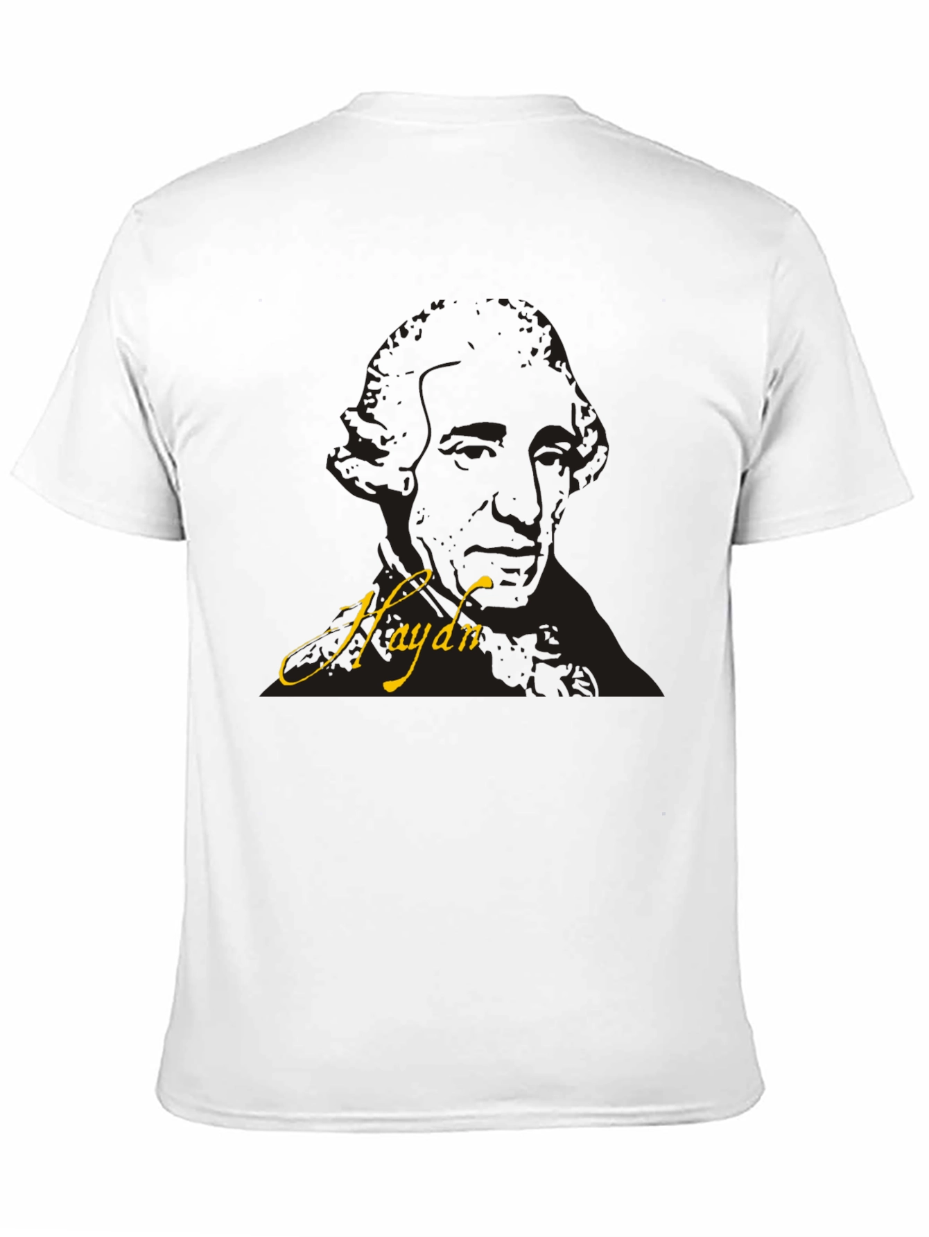 Haydn Graphic Tee - Black Casual T-Shirt