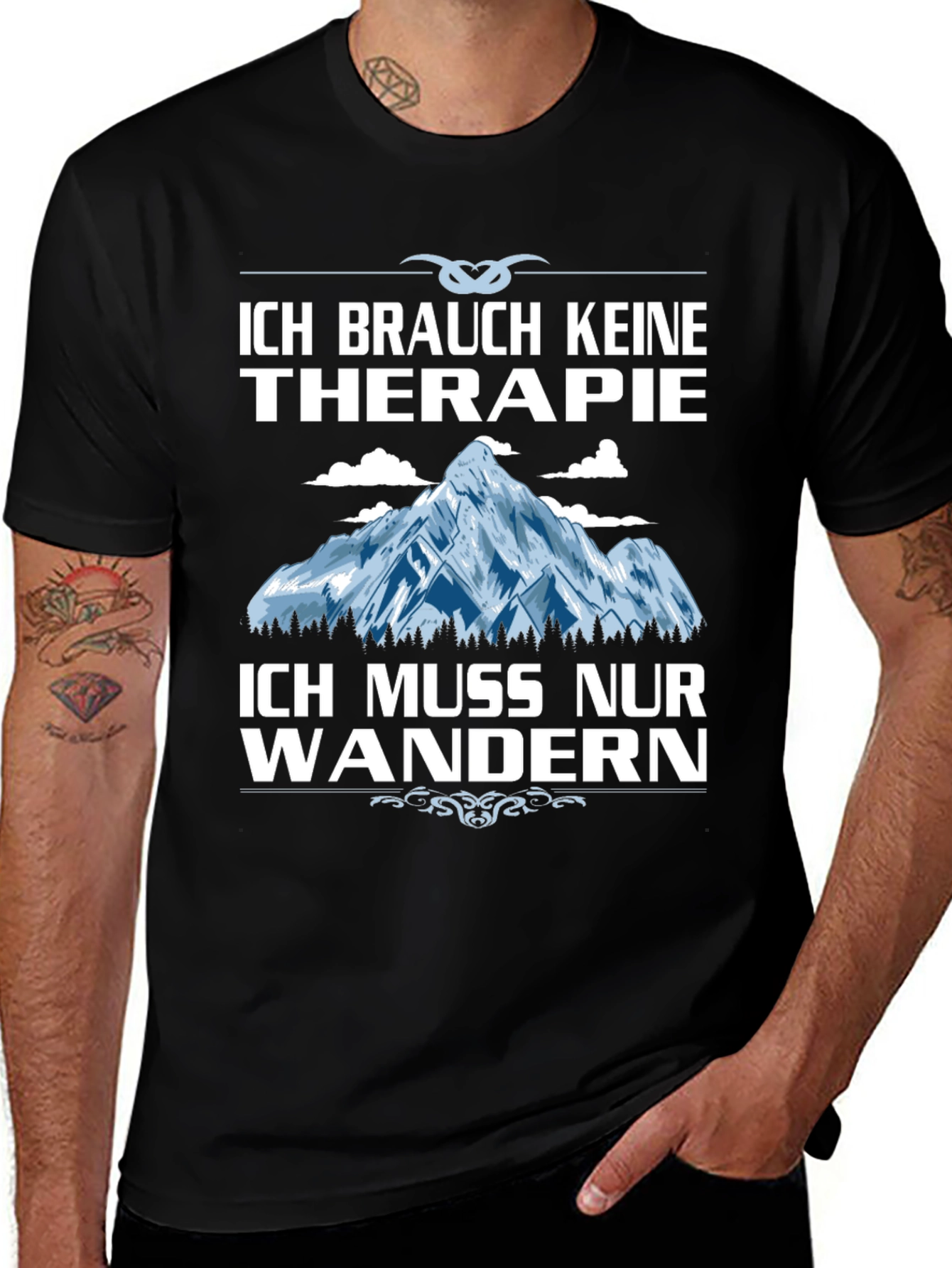 Hiking Therapy T-Shirt: Wanderlust Apparel for Mountain Lovers