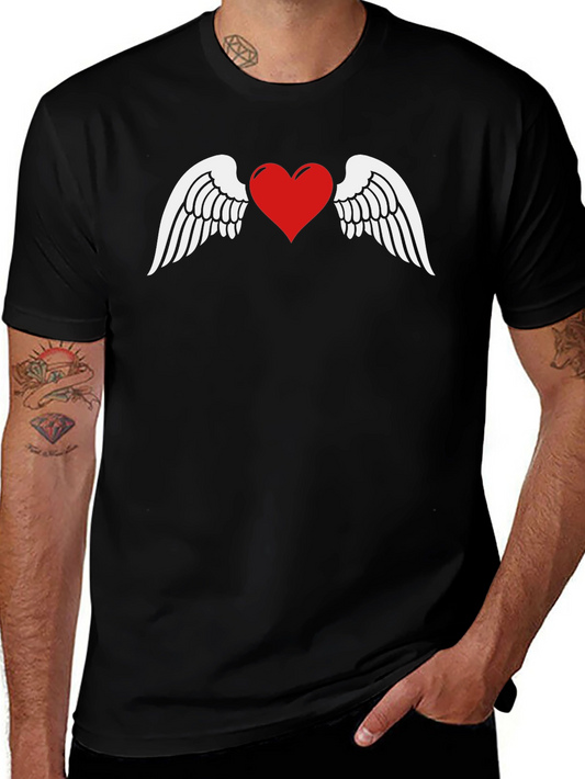 Heart with Wings Graphic Tee