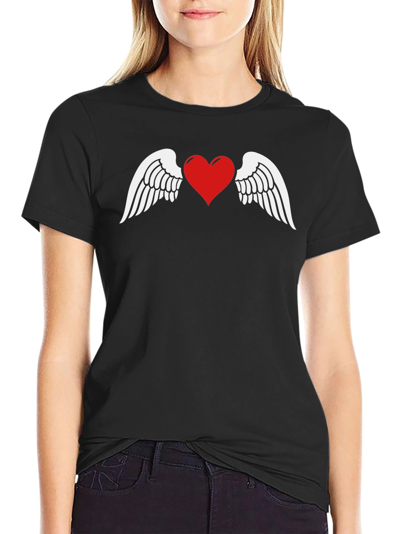 Heart with Wings Graphic Tee