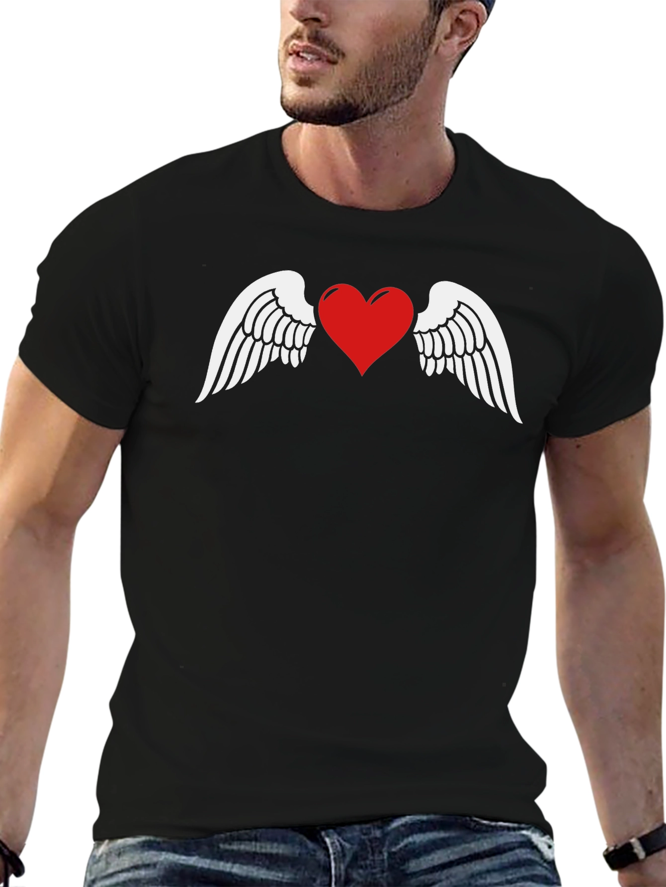 Heart with Wings Graphic Tee