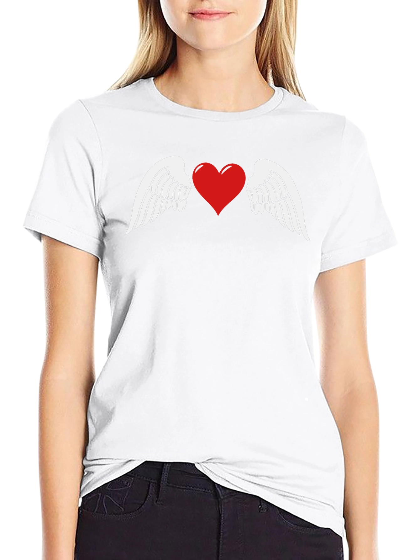 Heart with Wings Graphic Tee