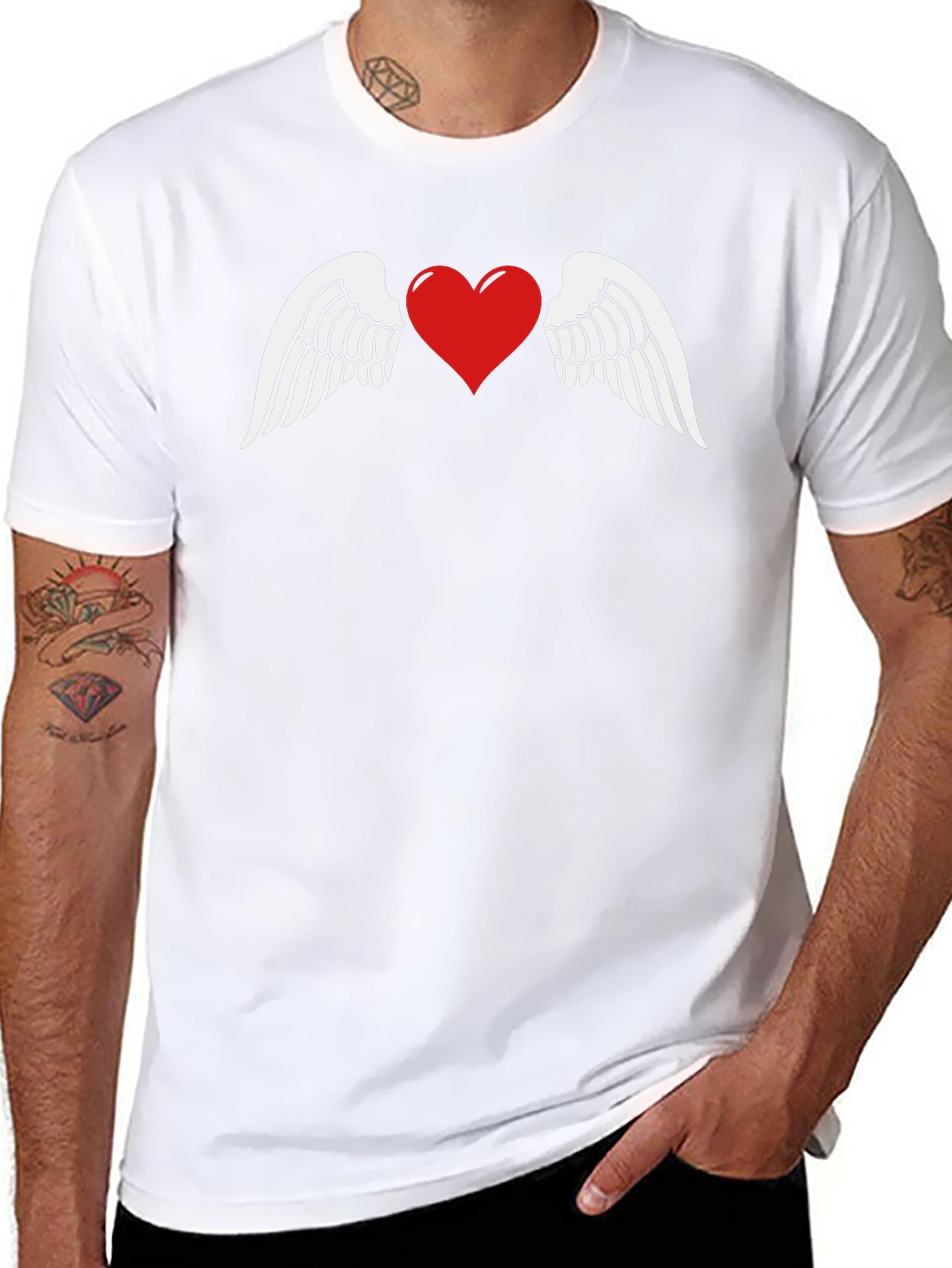Heart with Wings Graphic Tee