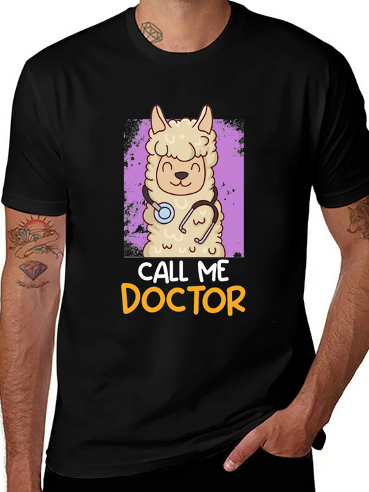 Llama Doctor T-Shirt - Funny Animal Tee