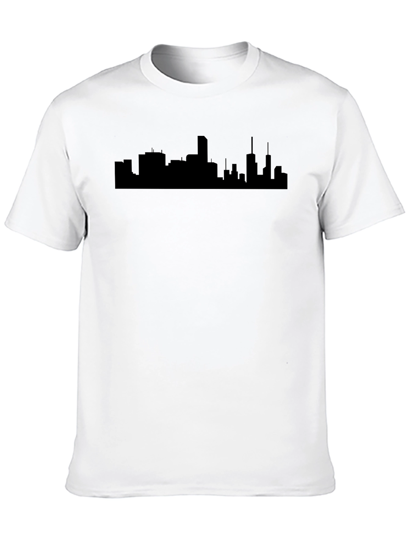 Cityscape Silhouette Tee - Urban Style