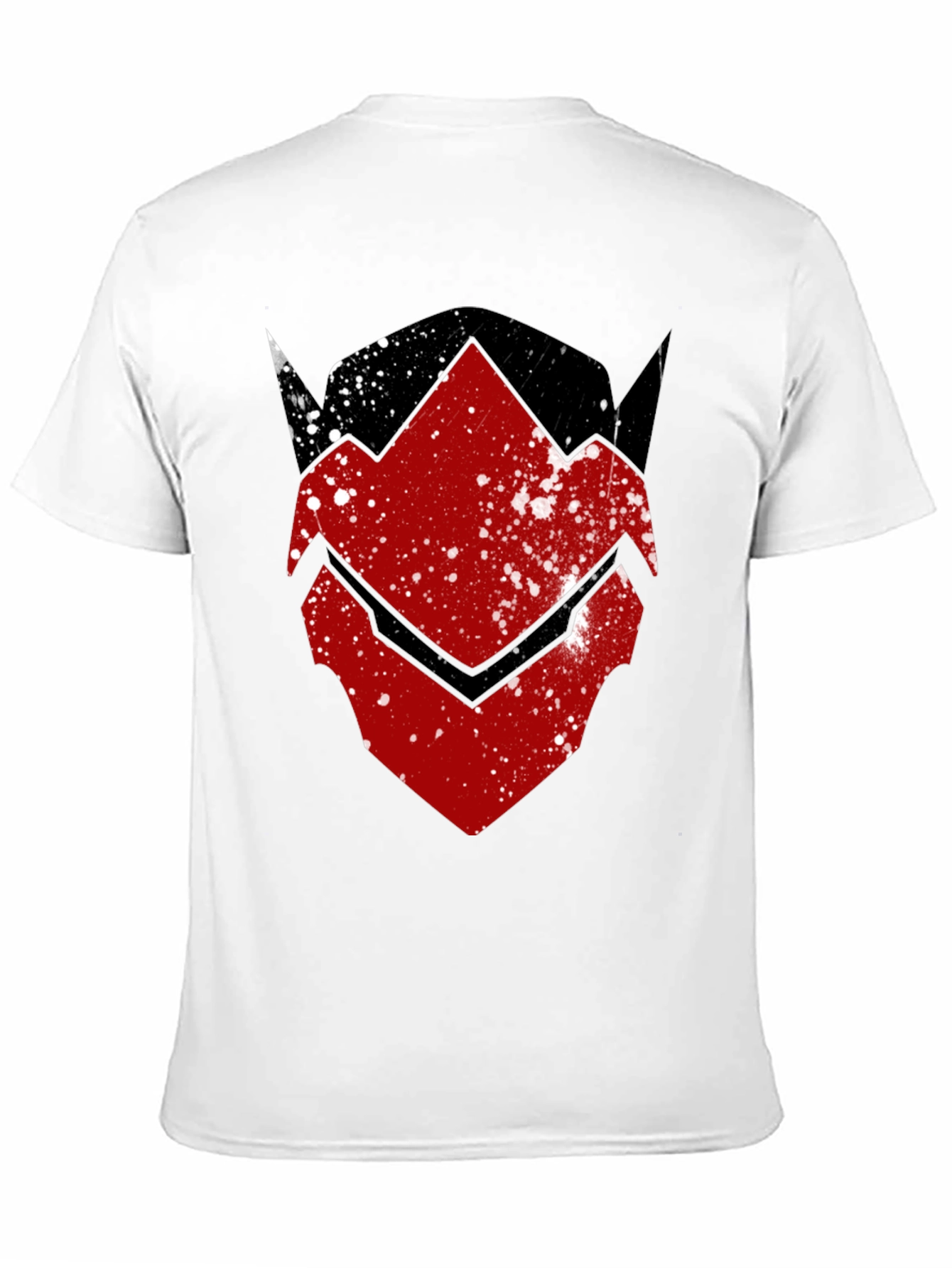 Red Hood Inspired Distressed Graphic Tee - Black