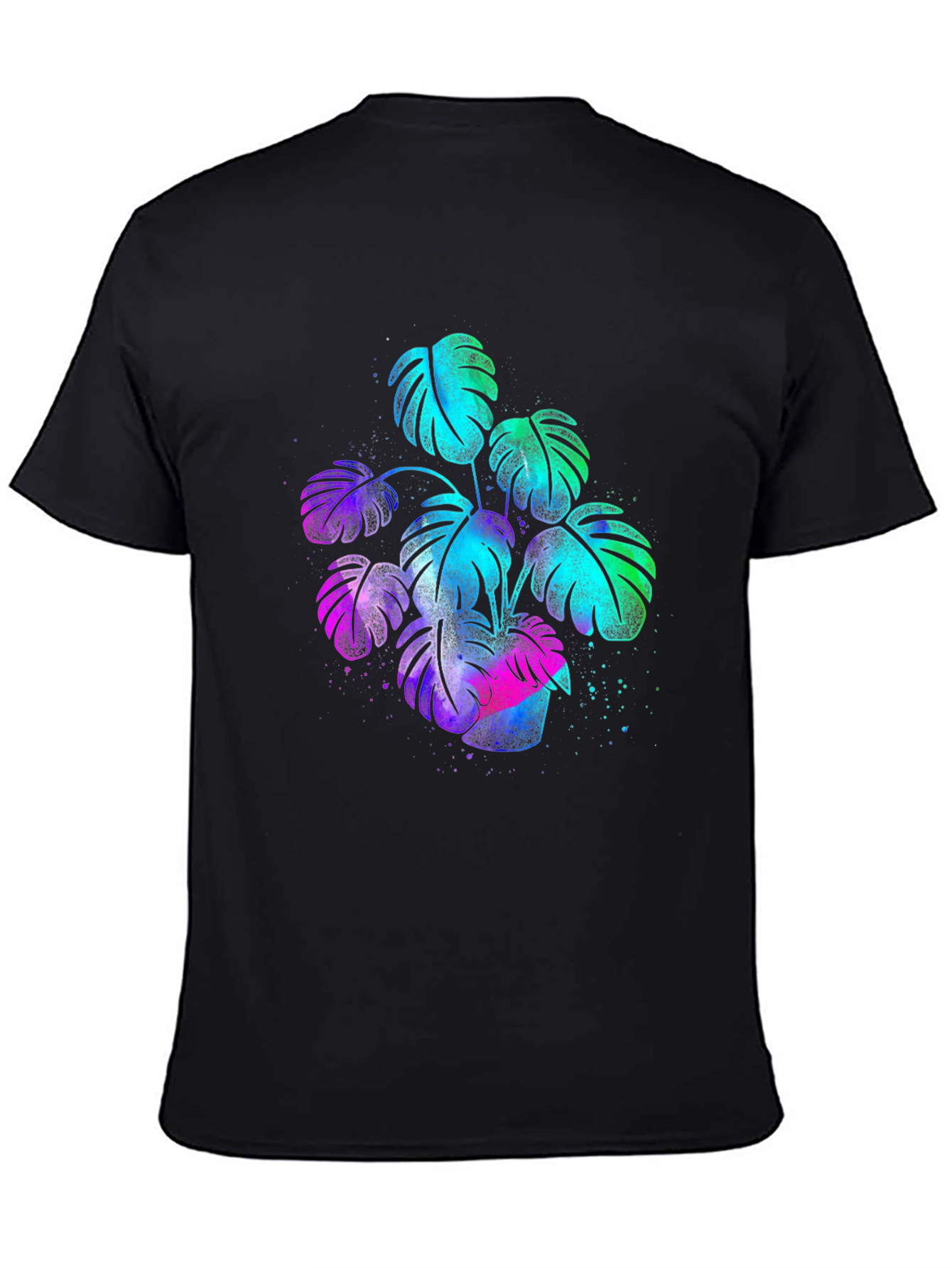 Vibrant Monstera Plant Graphic T-Shirt