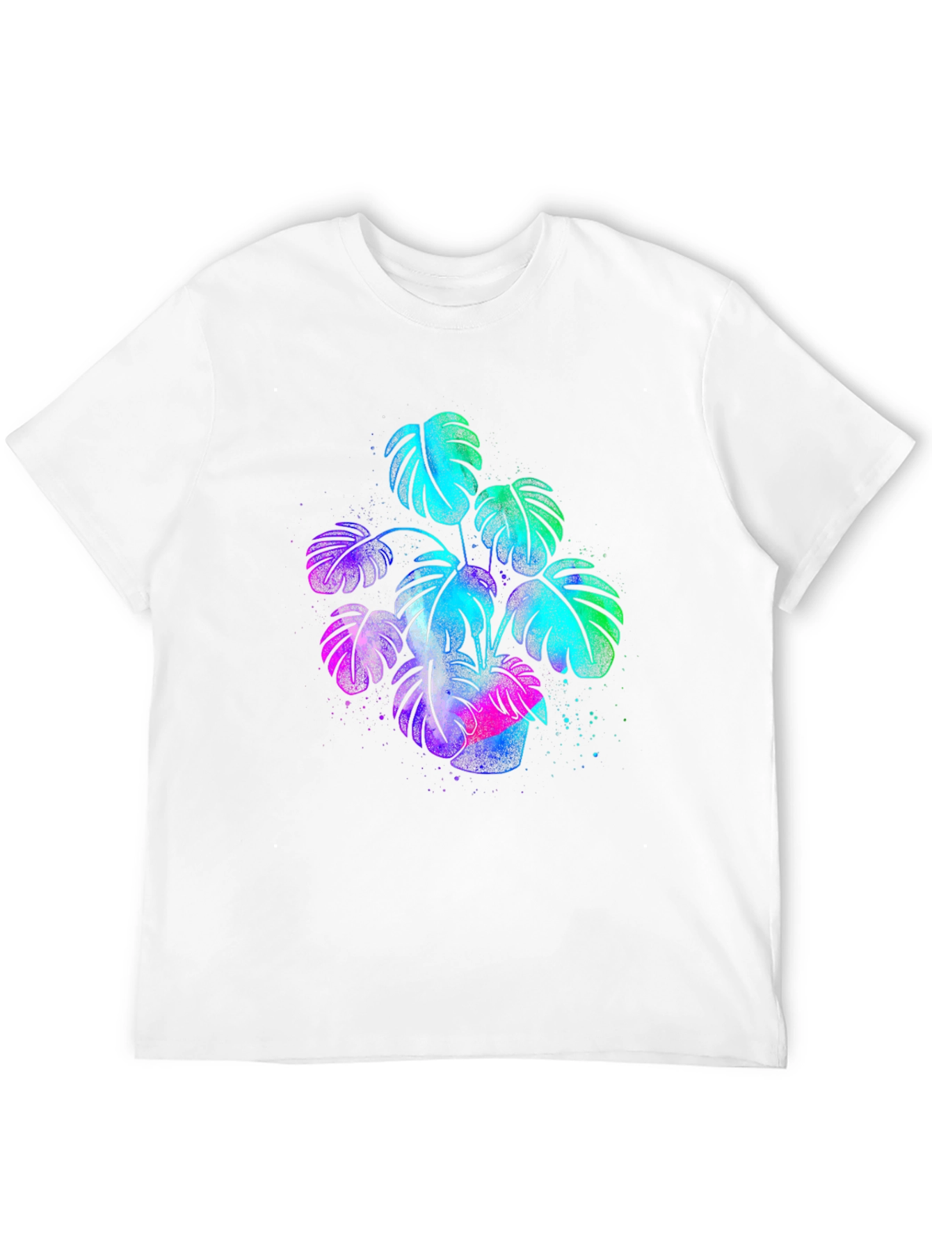 Vibrant Monstera Plant Graphic T-Shirt