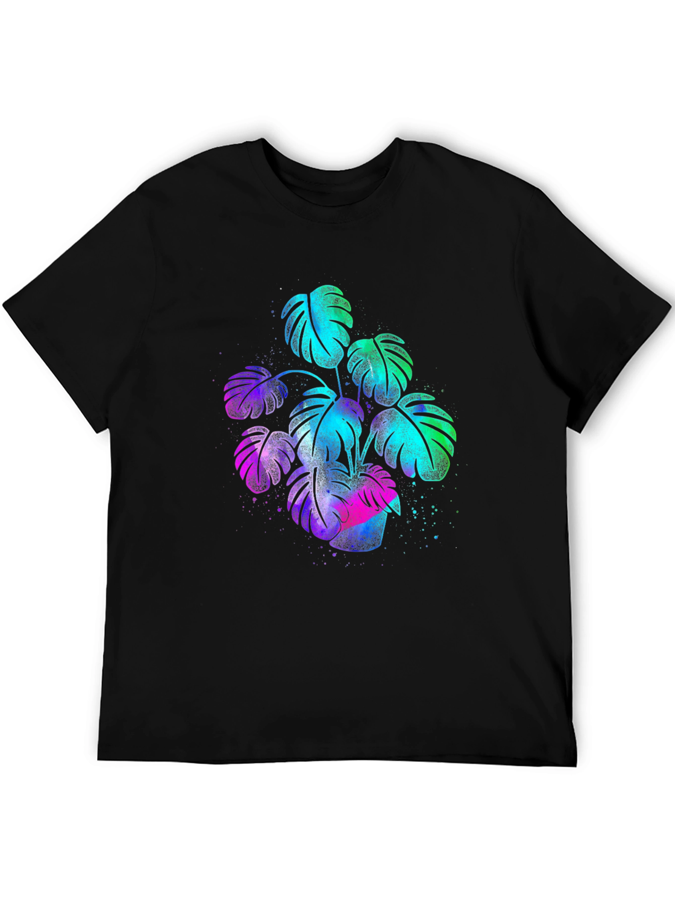 Vibrant Monstera Plant Graphic T-Shirt