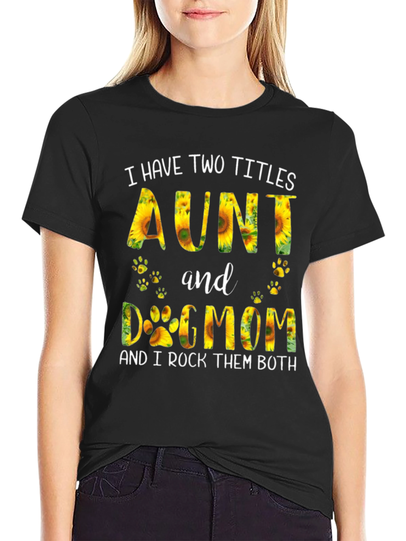 Aunt & Dog Mom Graphic Tee