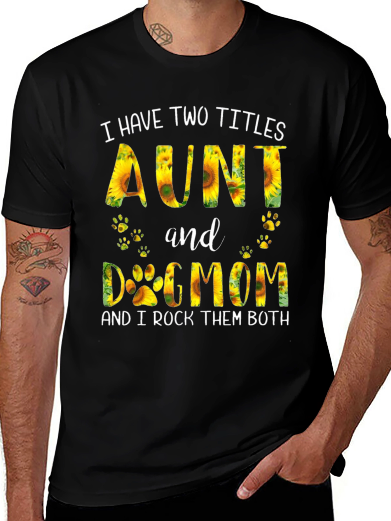 Aunt & Dog Mom Graphic Tee