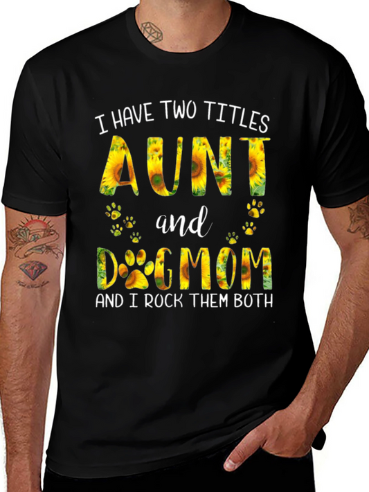 Aunt & Dog Mom Graphic Tee
