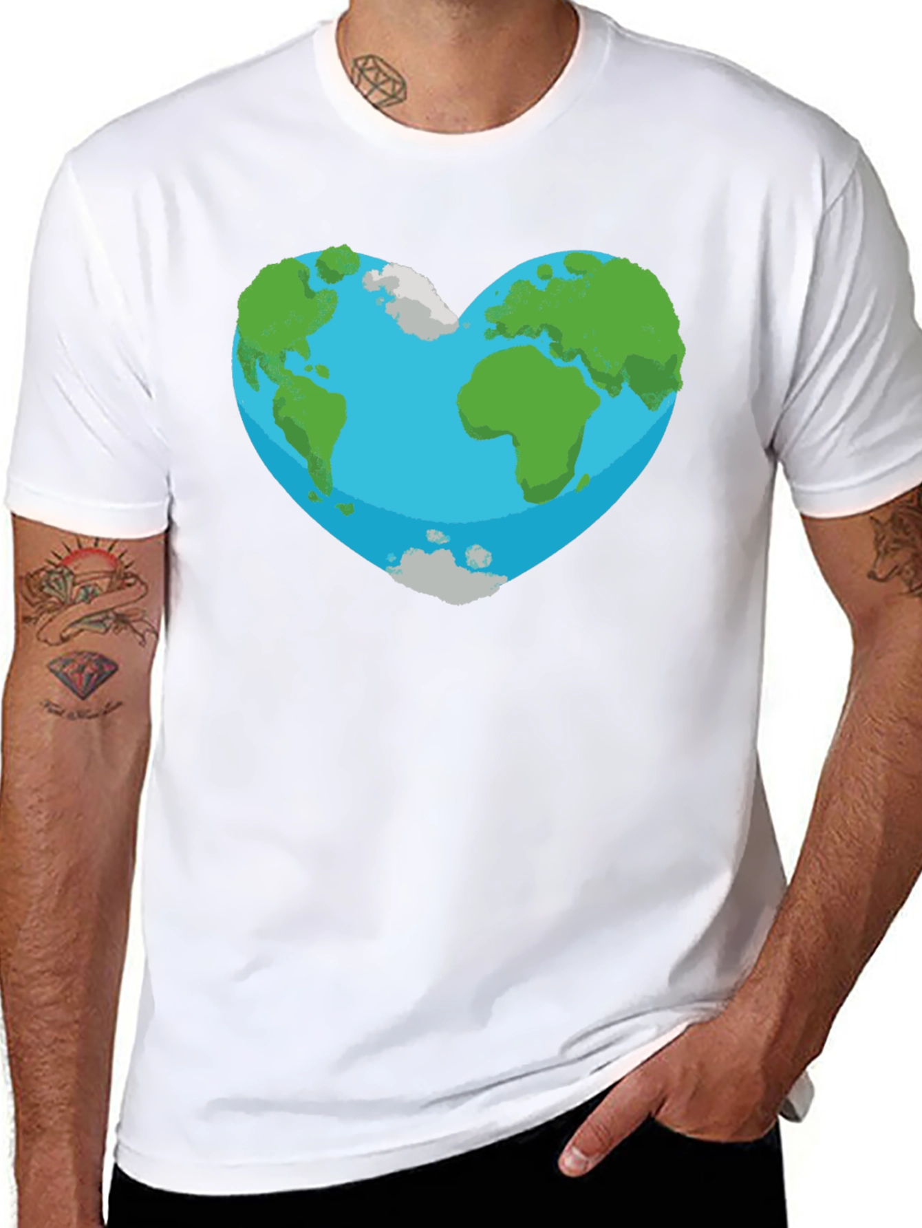 Earth Heart Graphic T-Shirt