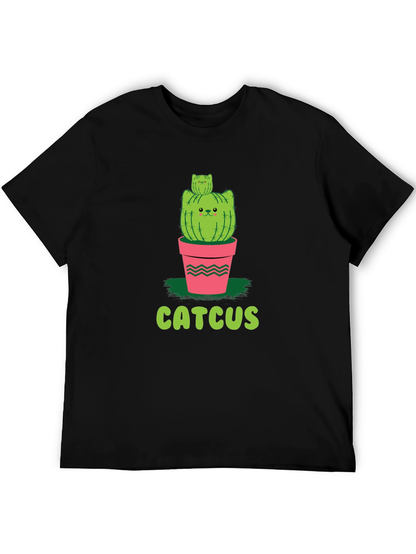 Funny Catcus T-Shirt - Unique Cat Cactus Graphic Tee