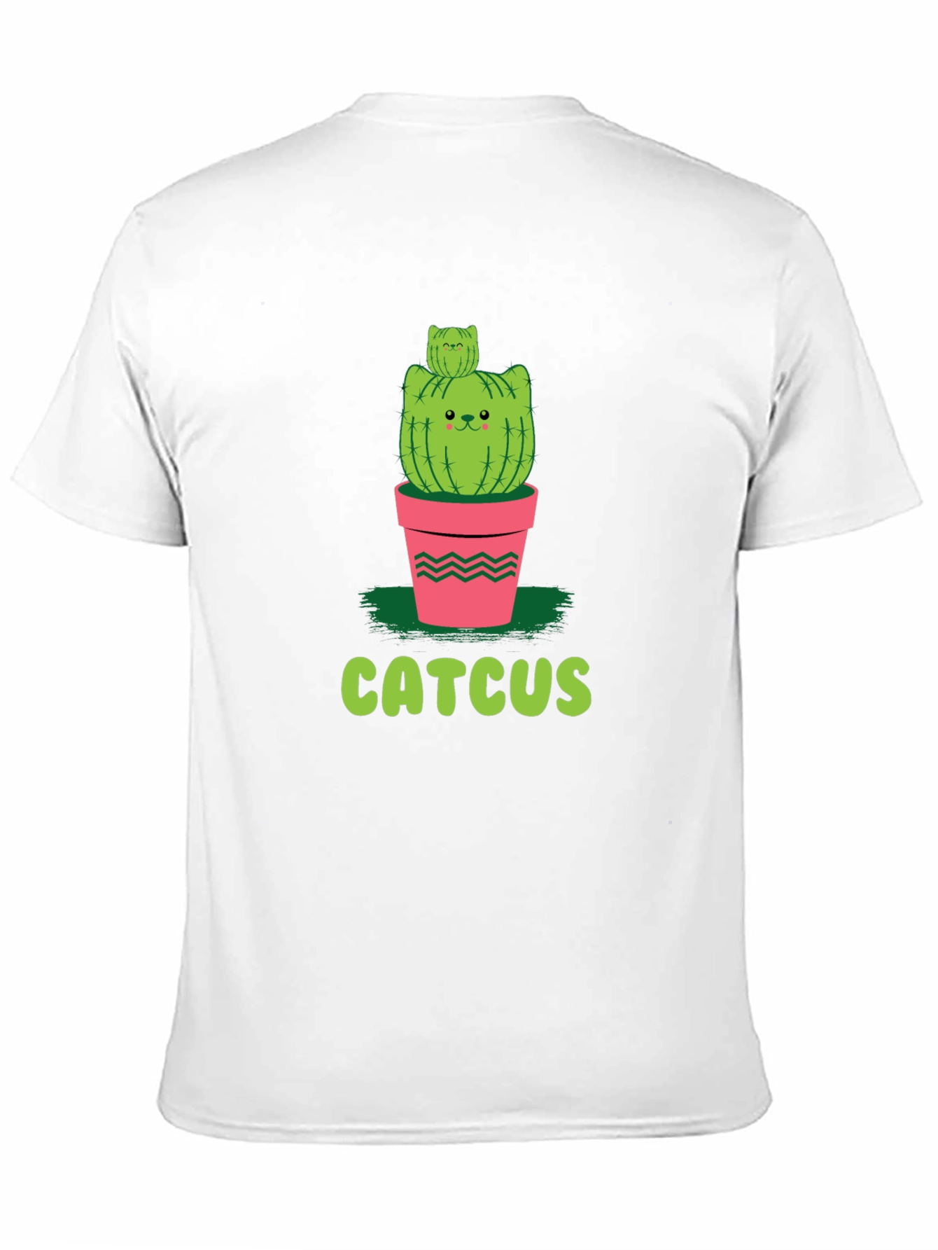 Funny Catcus T-Shirt - Unique Cat Cactus Graphic Tee