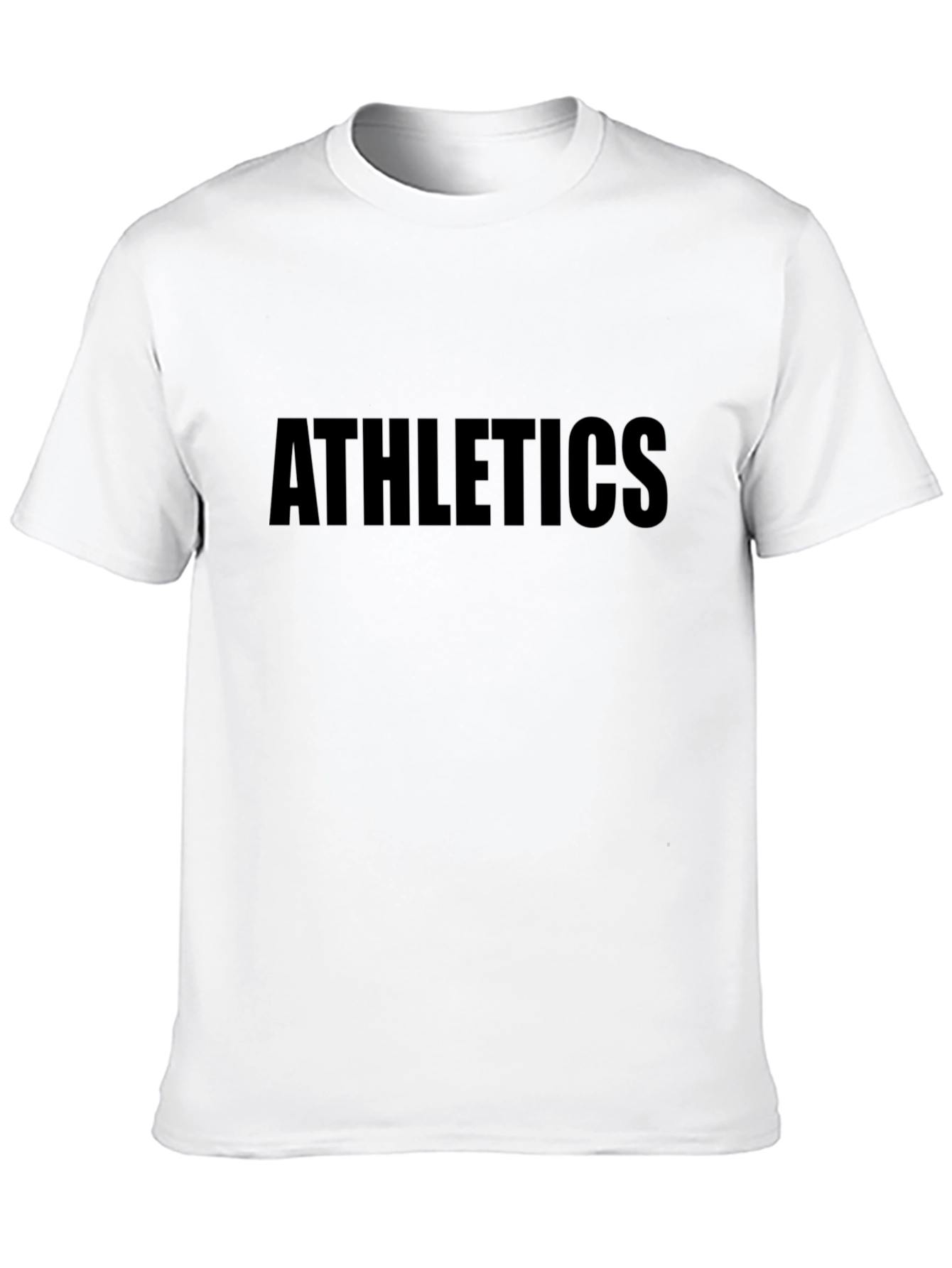 Athletics Black T-Shirt - Casual Style