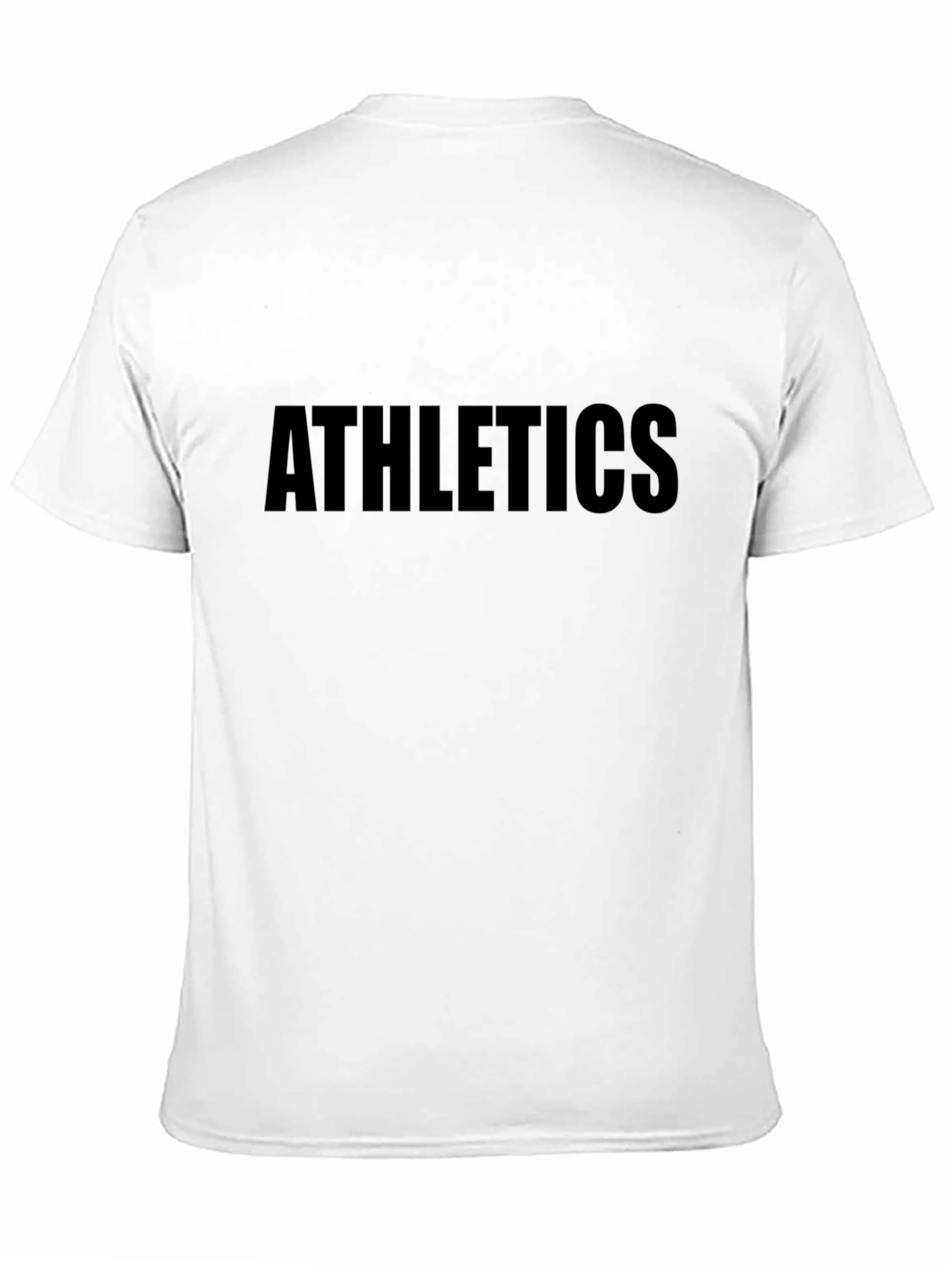 Athletics Black T-Shirt - Casual Style