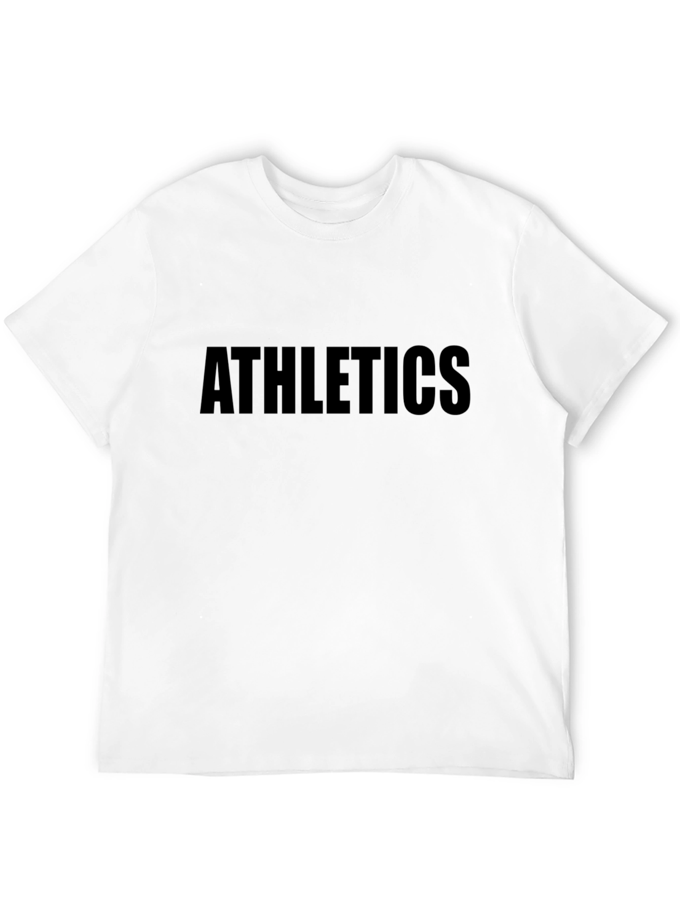 Athletics Black T-Shirt - Casual Style