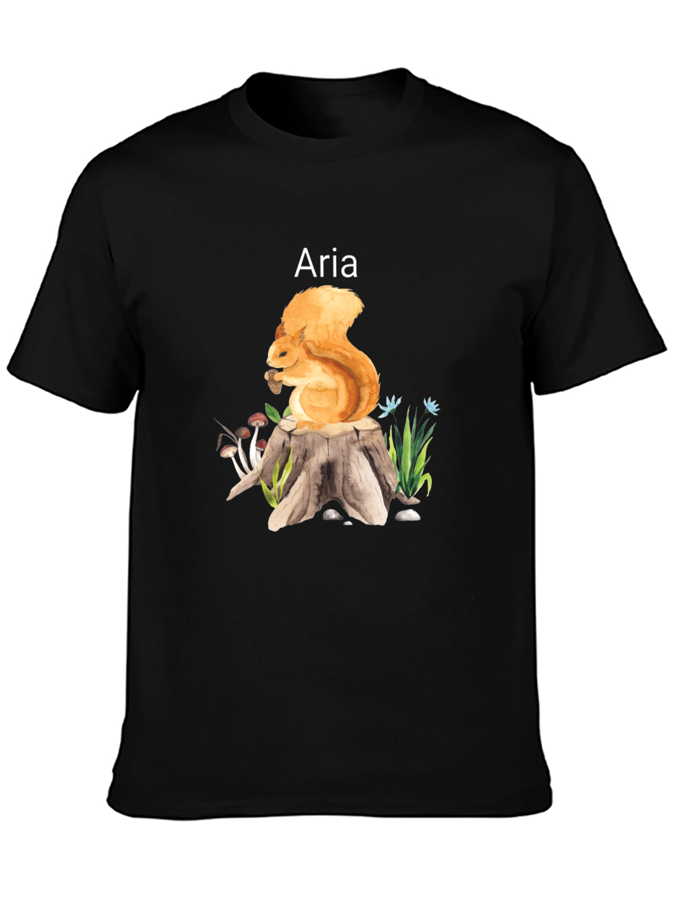 Squirrel Aria T-Shirt - Nature Lover Tee
