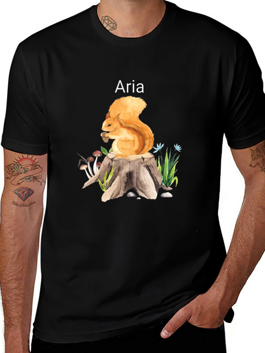 Squirrel Aria T-Shirt - Nature Lover Tee