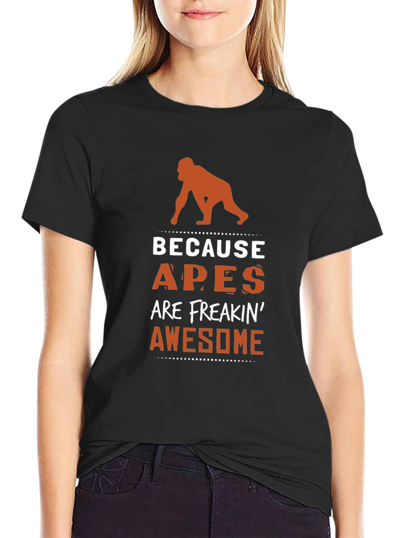 Apes Are Freakin Awesome Graphic Tee