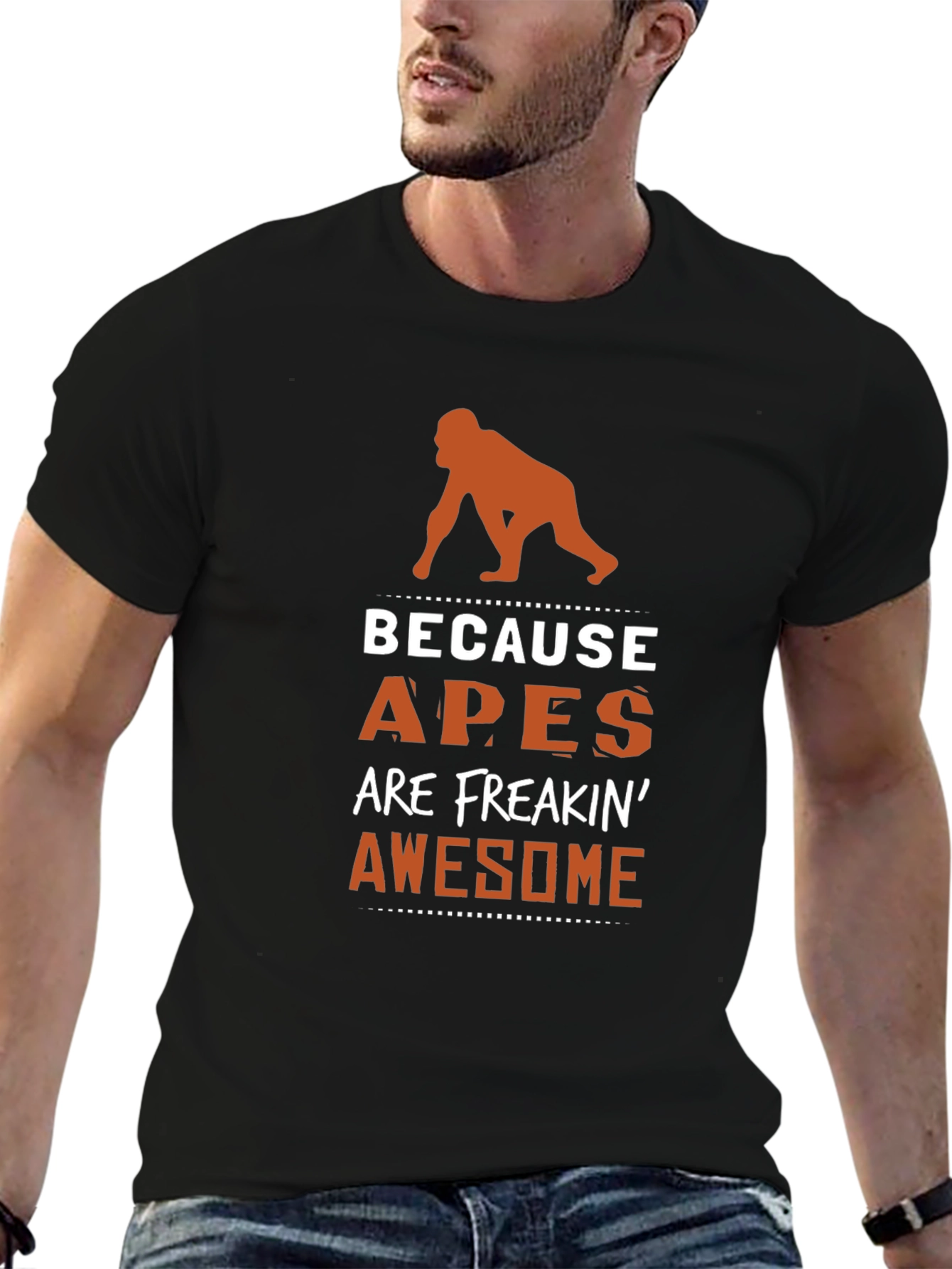Apes Are Freakin Awesome Graphic Tee