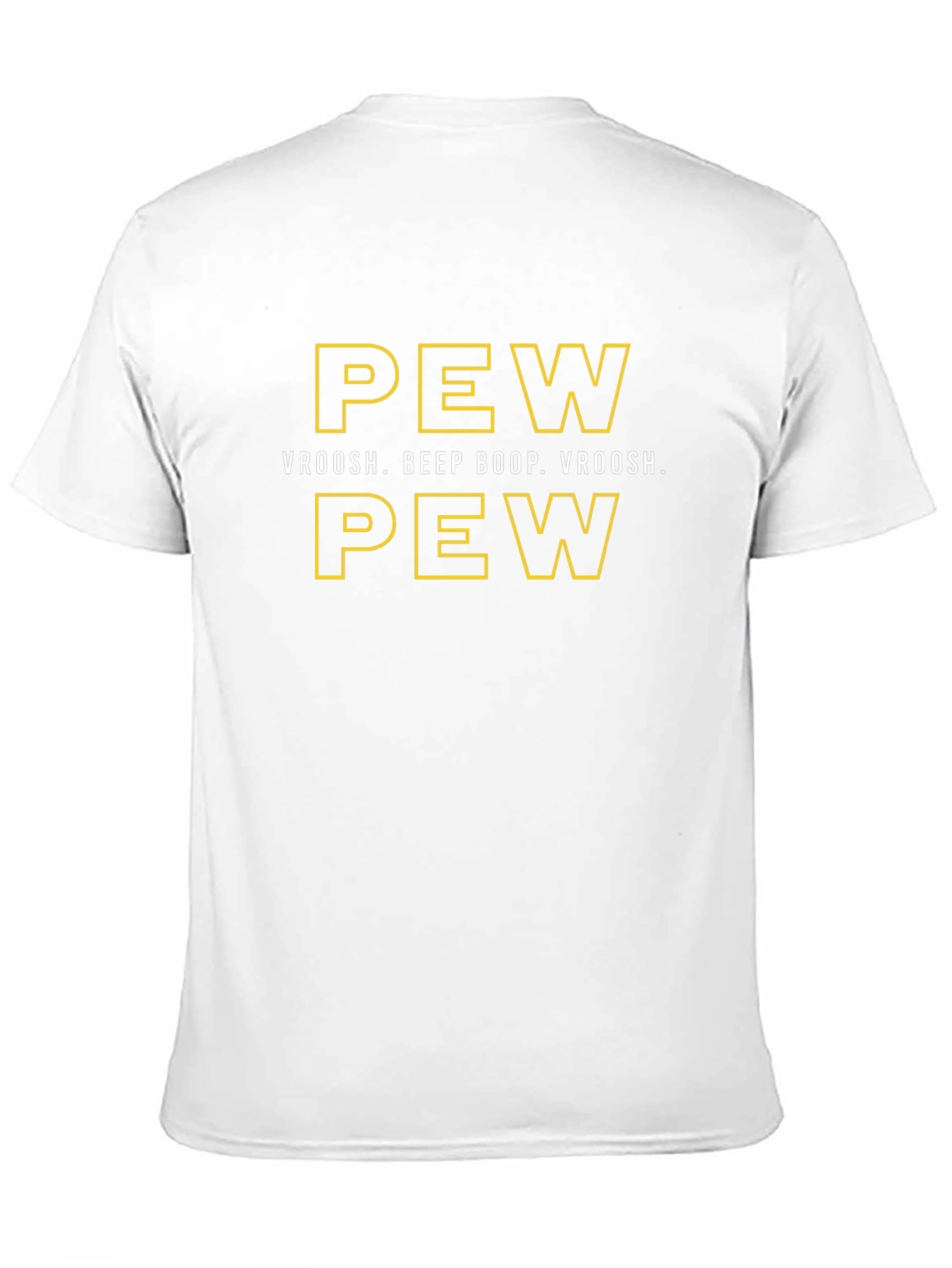 Pew Pew T-Shirt - Sci-Fi Inspired Graphic Tee