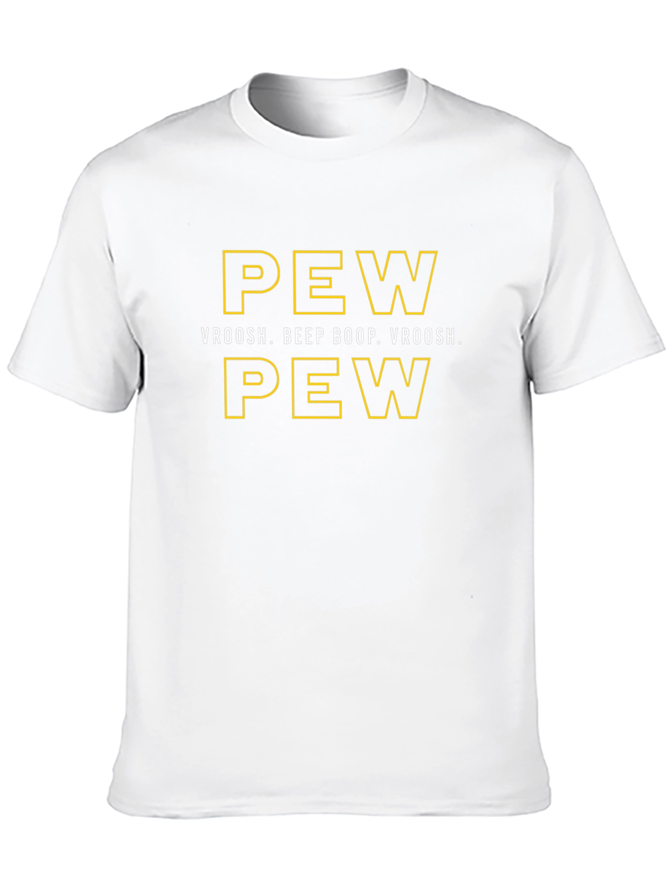 Pew Pew T-Shirt - Sci-Fi Inspired Graphic Tee