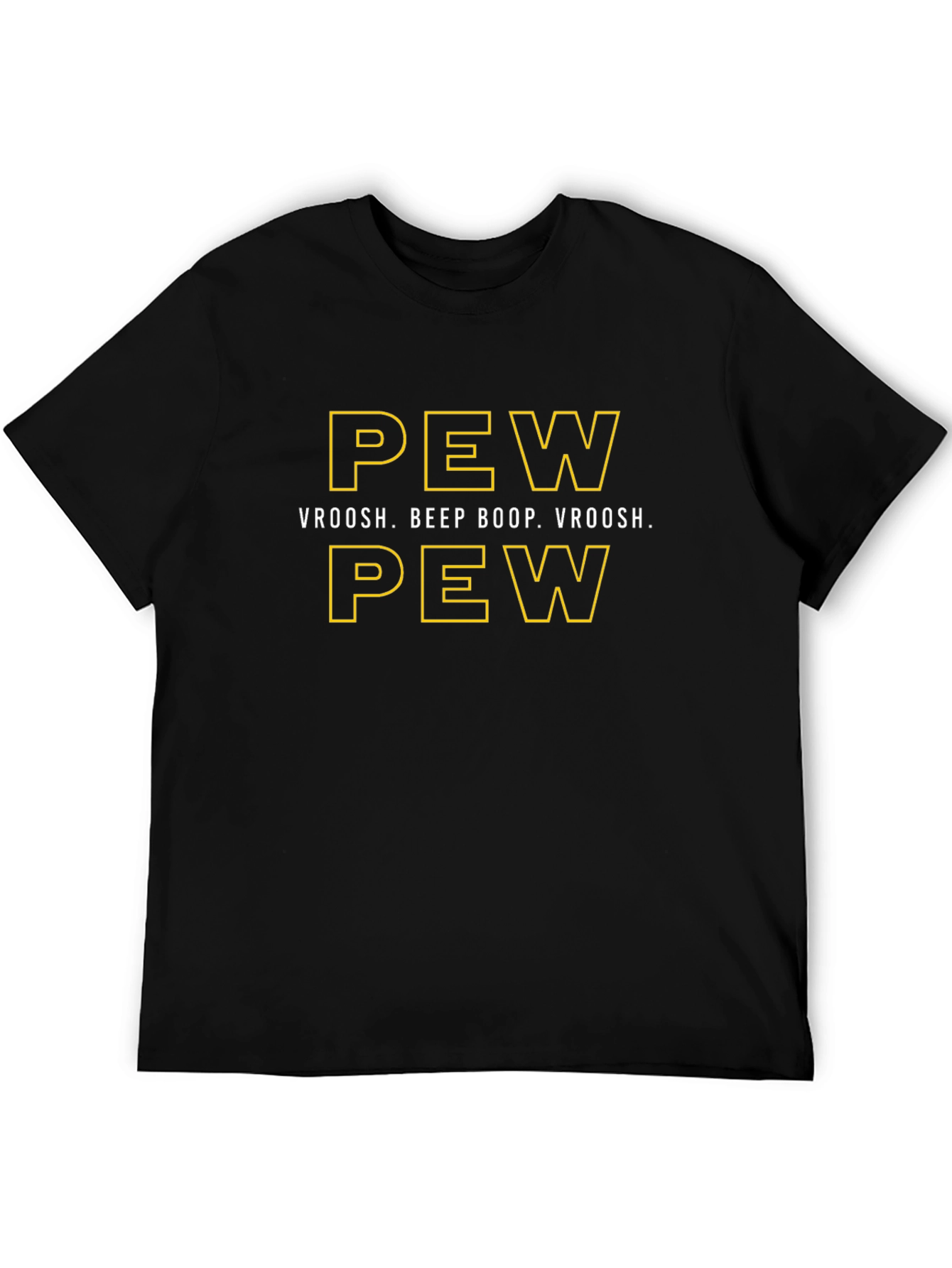 Pew Pew T-Shirt - Sci-Fi Inspired Graphic Tee