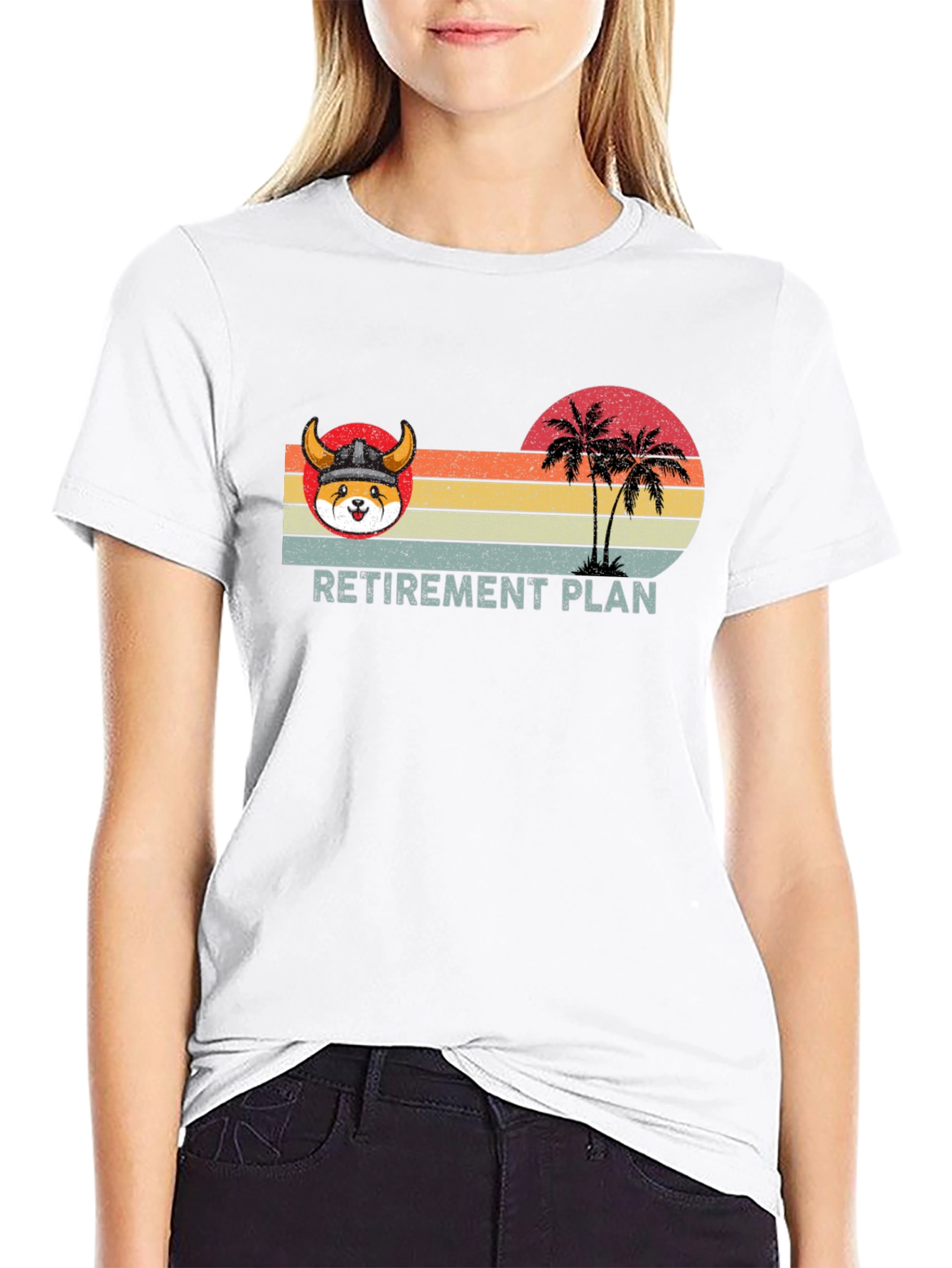 Retirement Plan Viking Doge T-Shirt