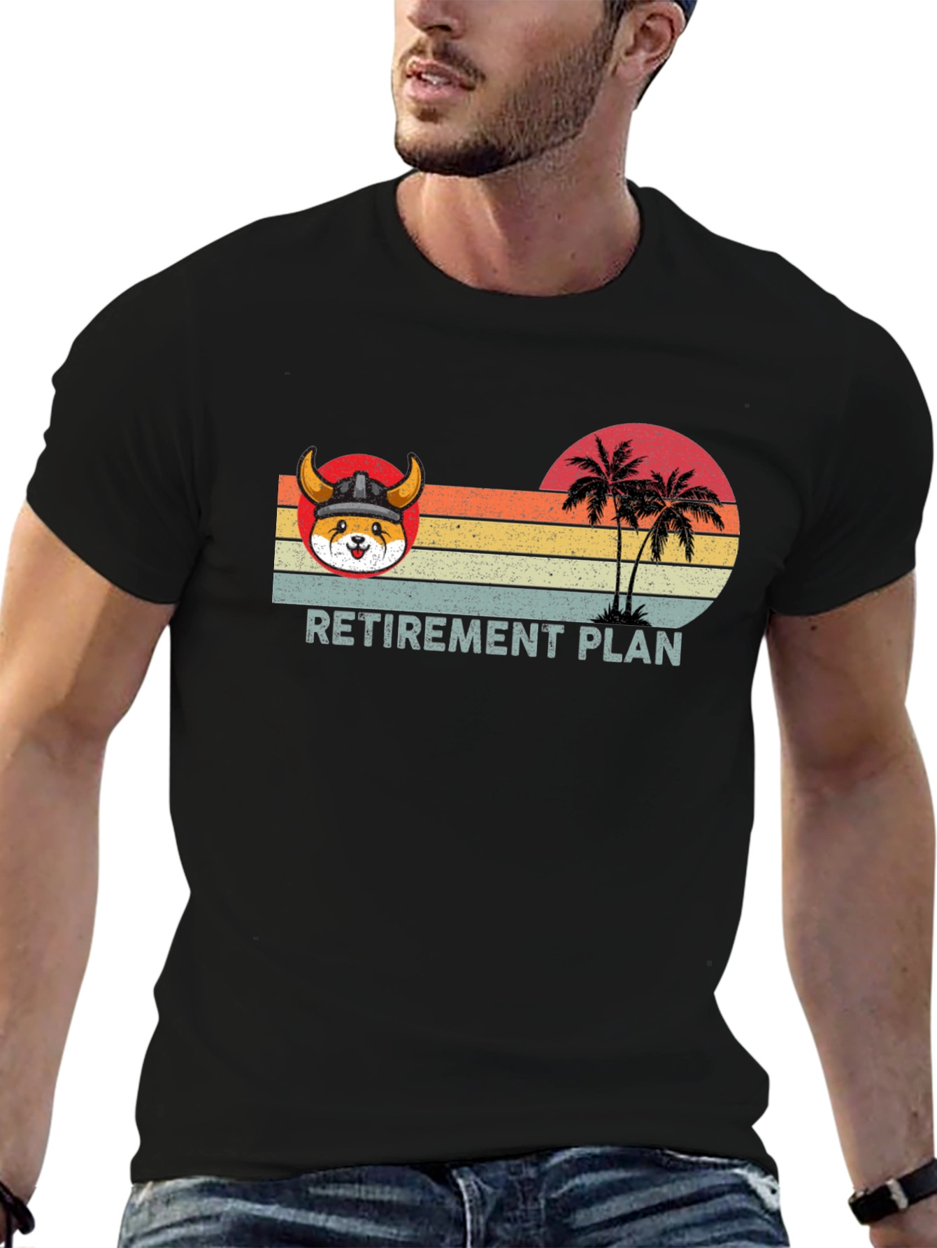 Retirement Plan Viking Doge T-Shirt