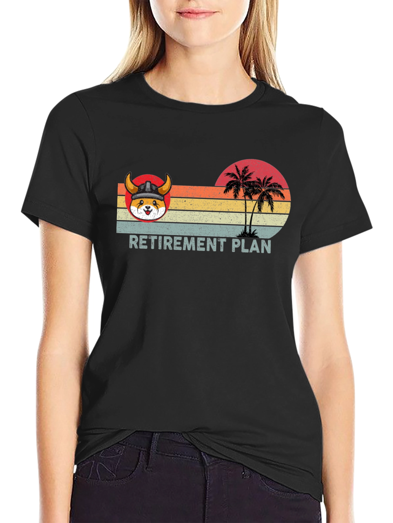 Retirement Plan Viking Doge T-Shirt