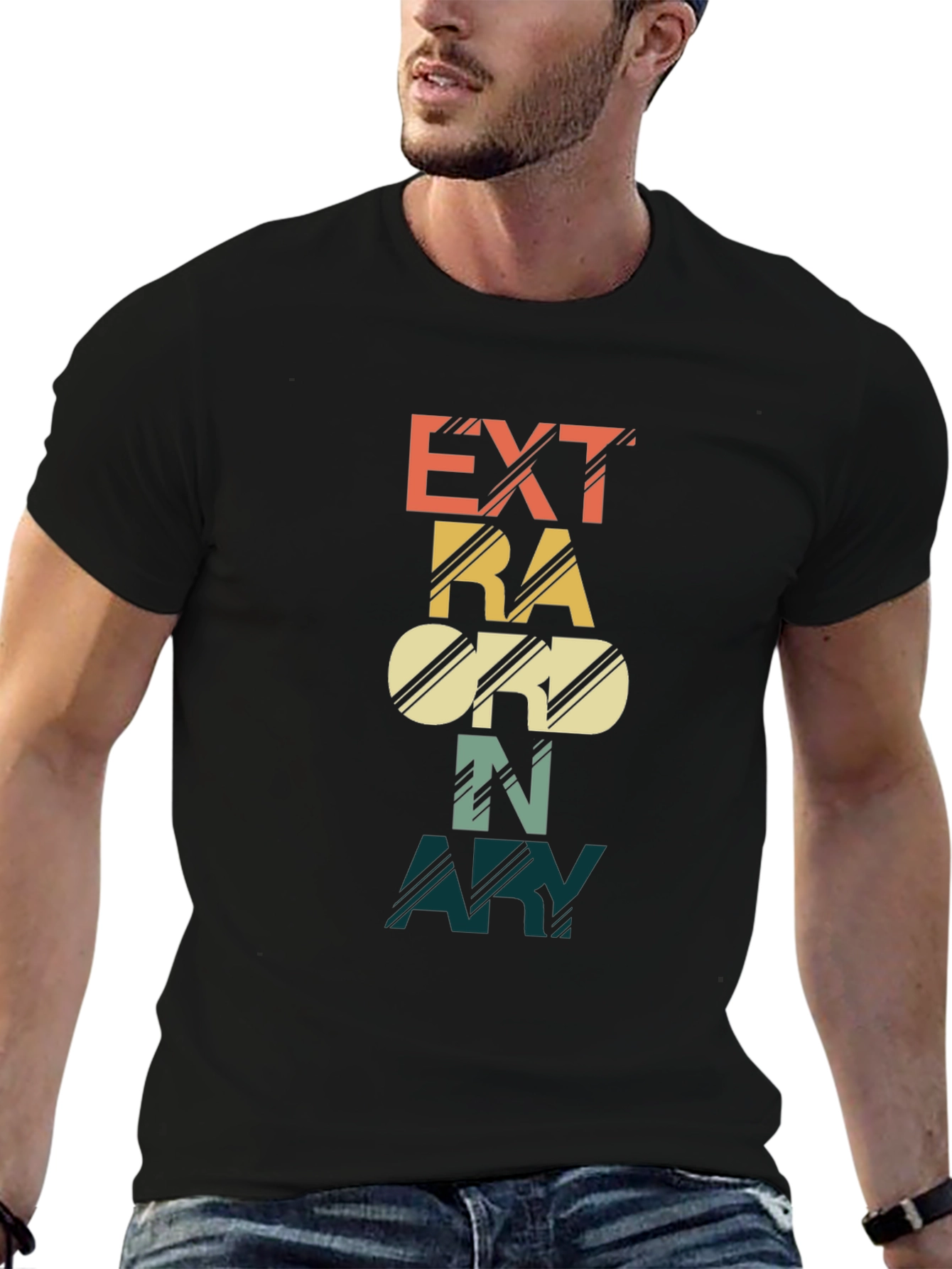 Extraordinary Graphic T-Shirt - Retro Style