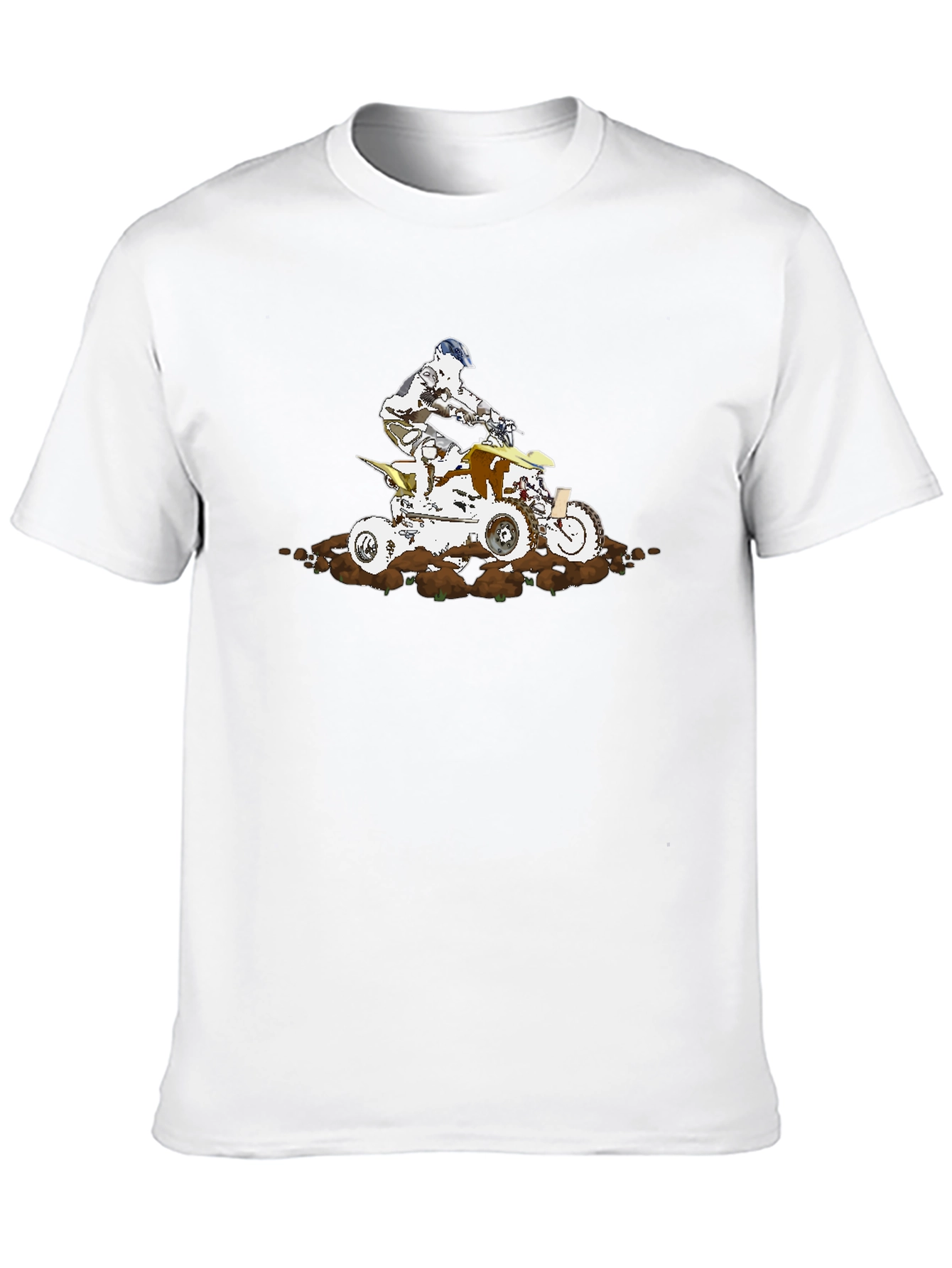 ATV Rider Graphic T-Shirt - Black