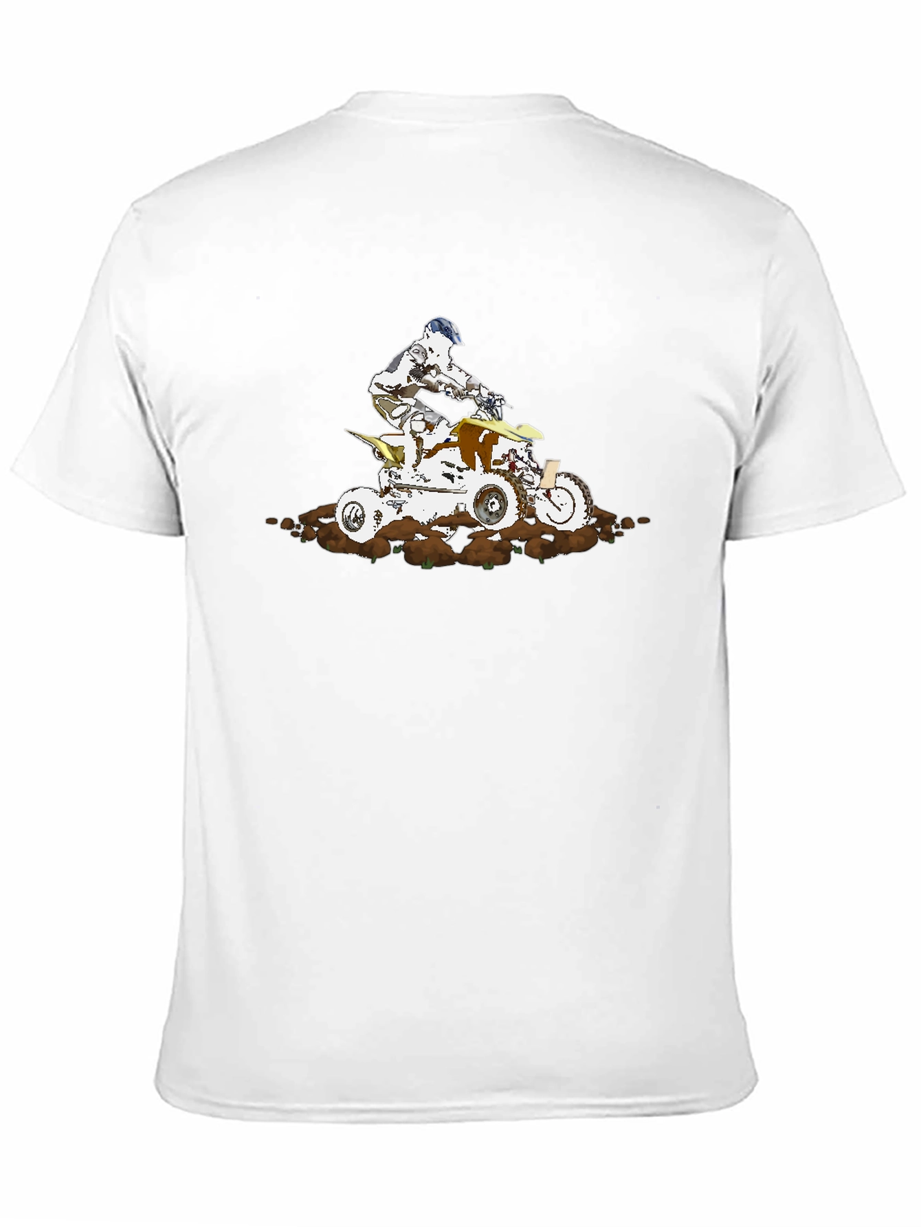 ATV Rider Graphic T-Shirt - Black